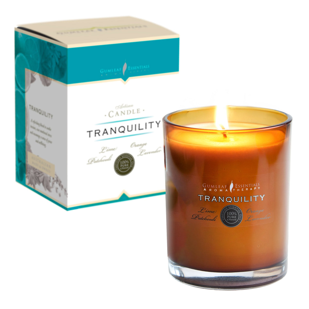 Tranquility Candle. Tranquility is a refreshing blend to soothe tension, ease emotional stress and encourage a sense of peace and wellbeing. My Florist can send Austalia-wide