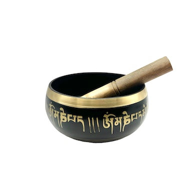 黄铜颂钵 15厘米 沙色