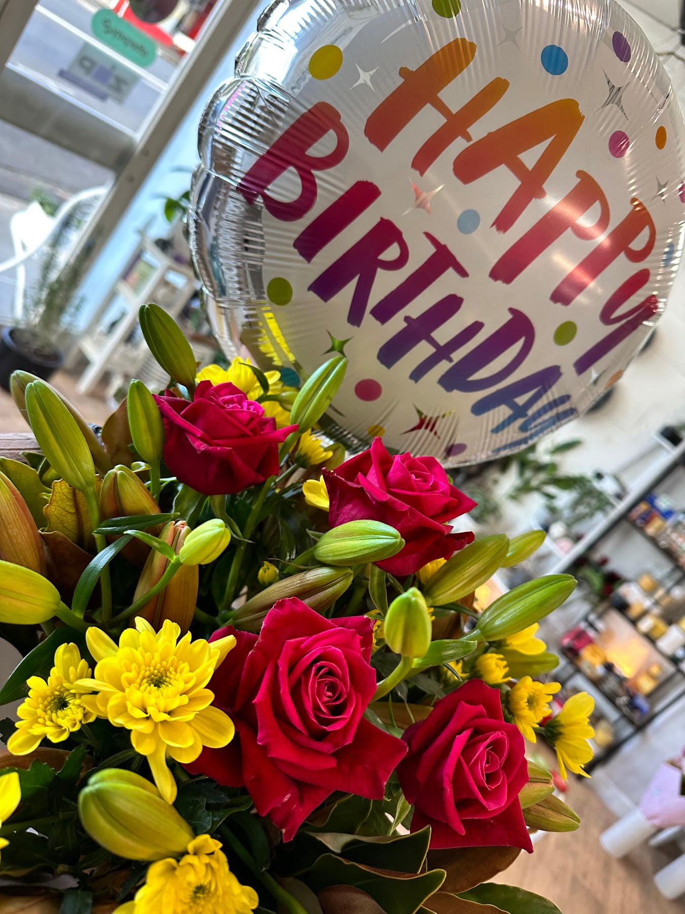 Bright flower arrangement for delivery from My Florist Launceston Tasmania