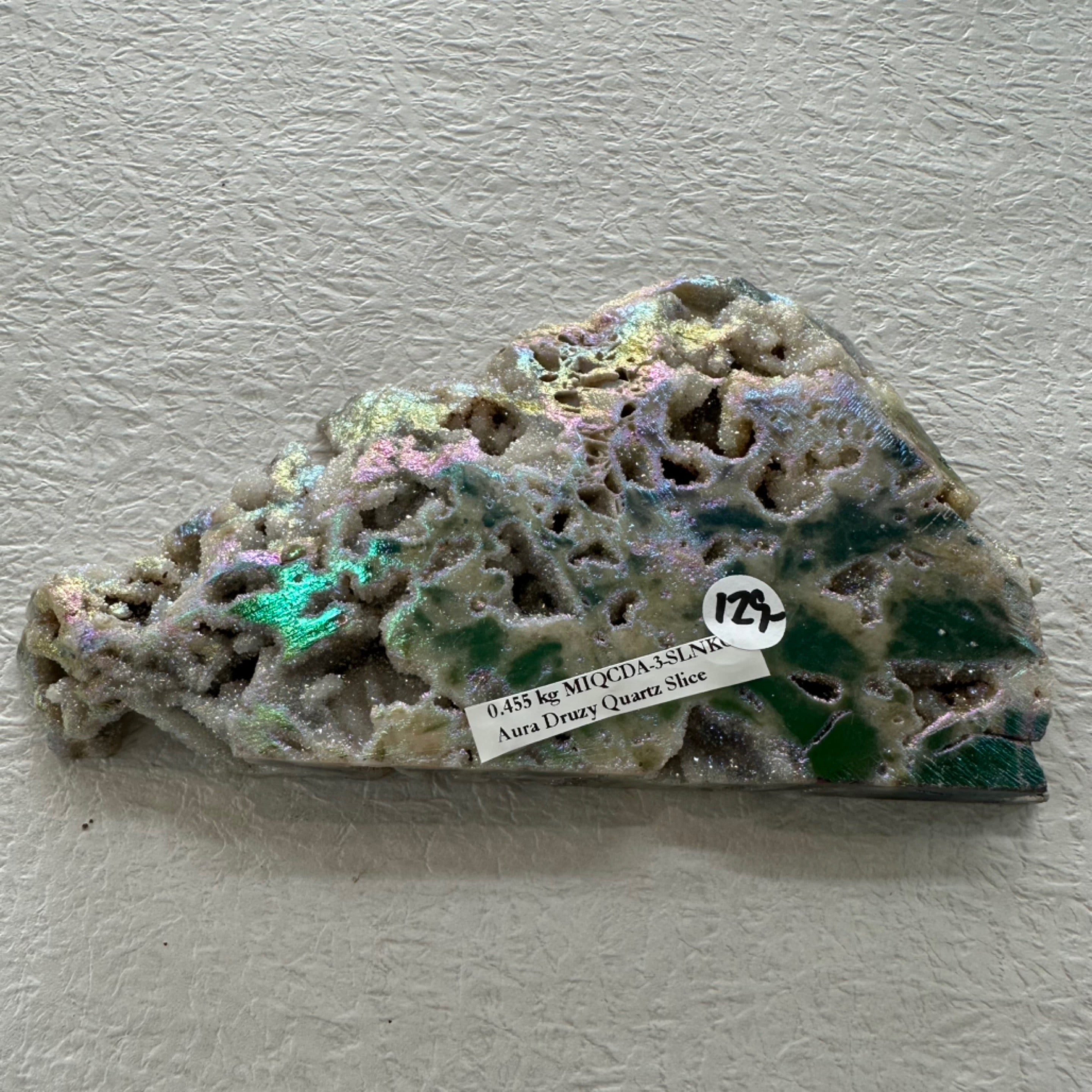 Aura Druzy Sphalerite Slice/Slab .455kg