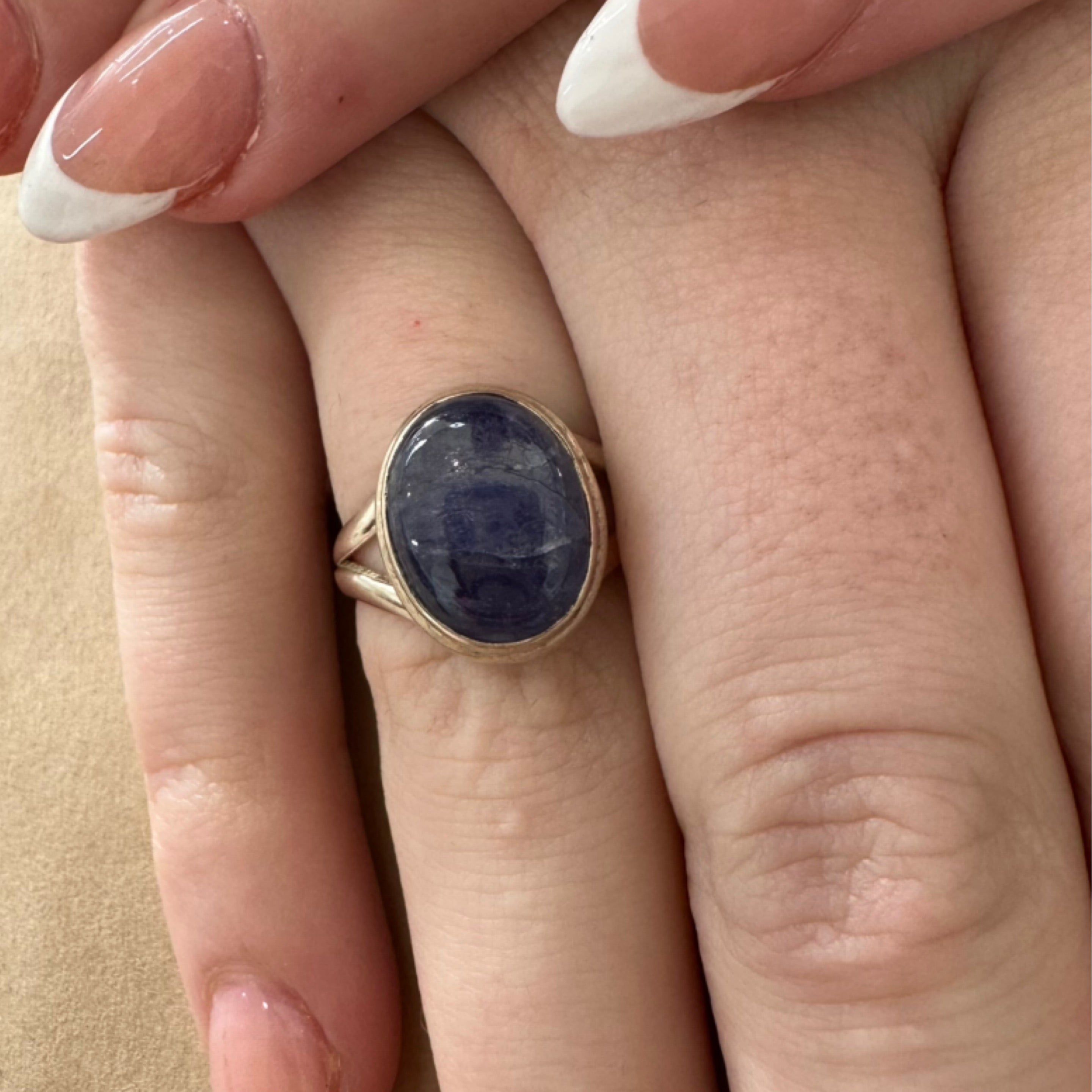 Kyanite Gemstone Ring Size 7