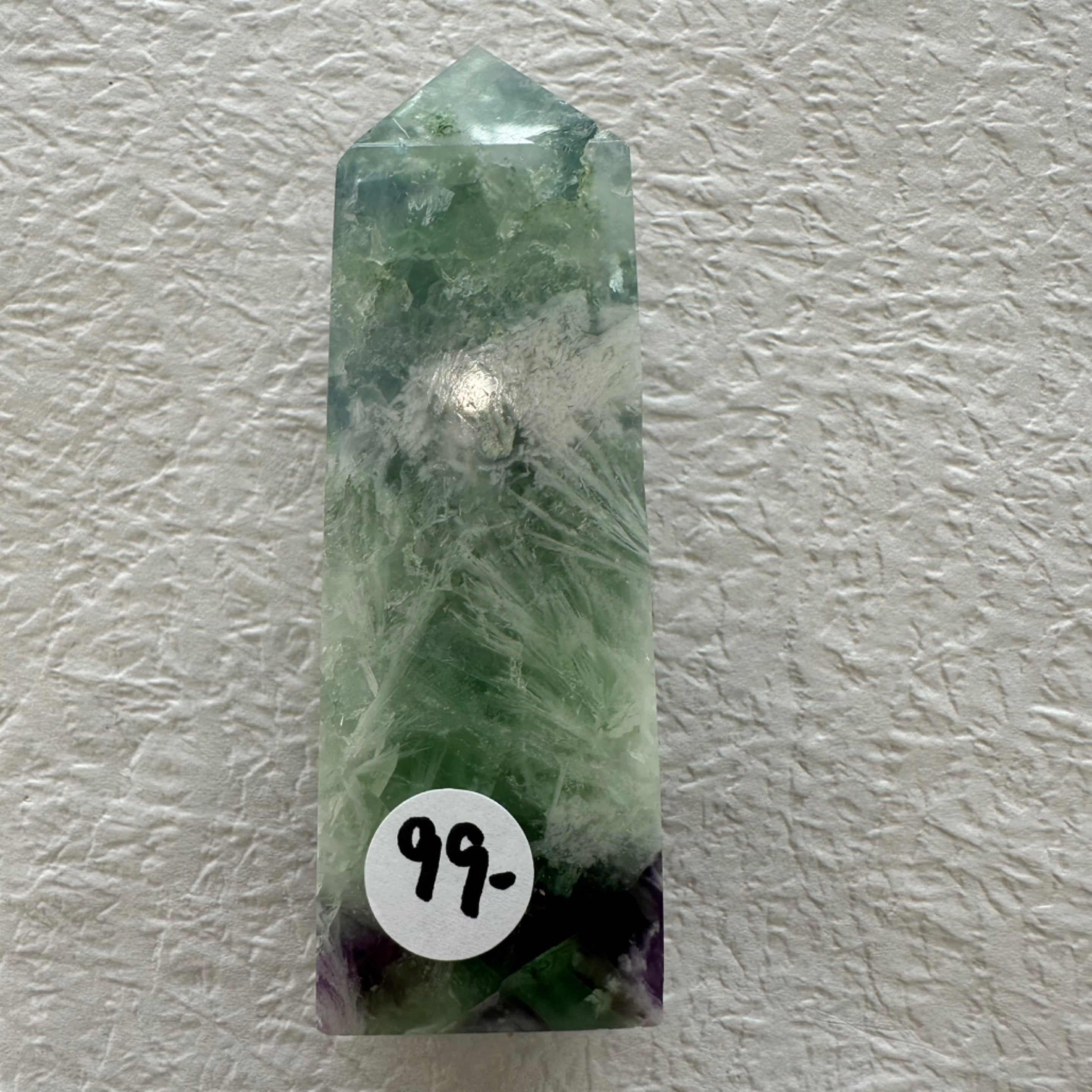 Feather Fluorite Obelisk