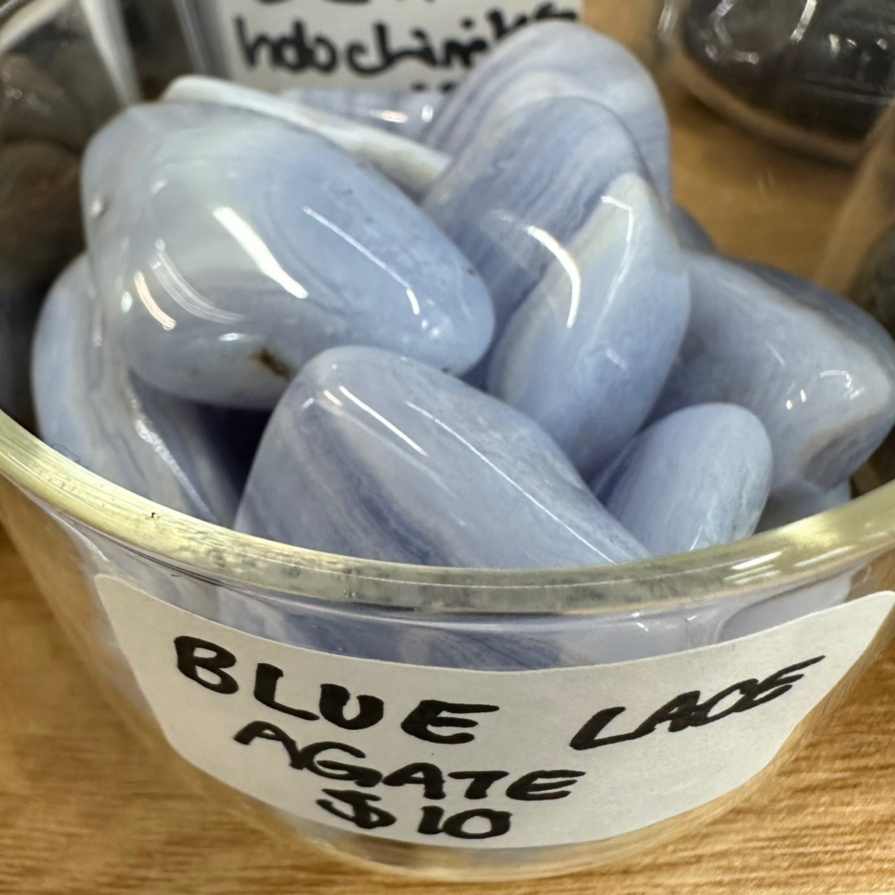 Blue Lace Agate - Calming - Tumbled Stones
