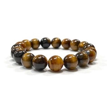 Tiger Eye Bead Bracelet 10 MM  AB