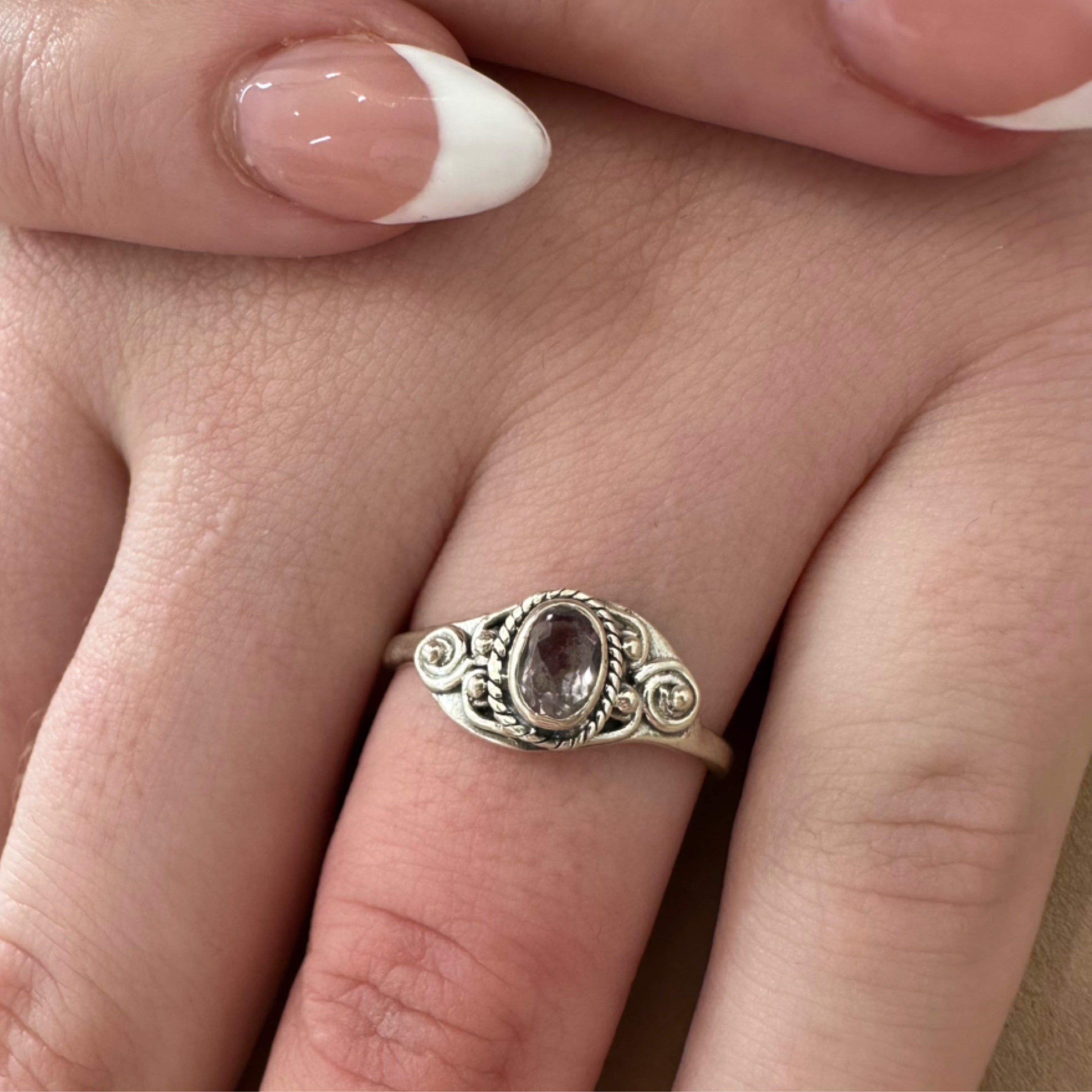 Amethyst Gemstone Ring Size 9