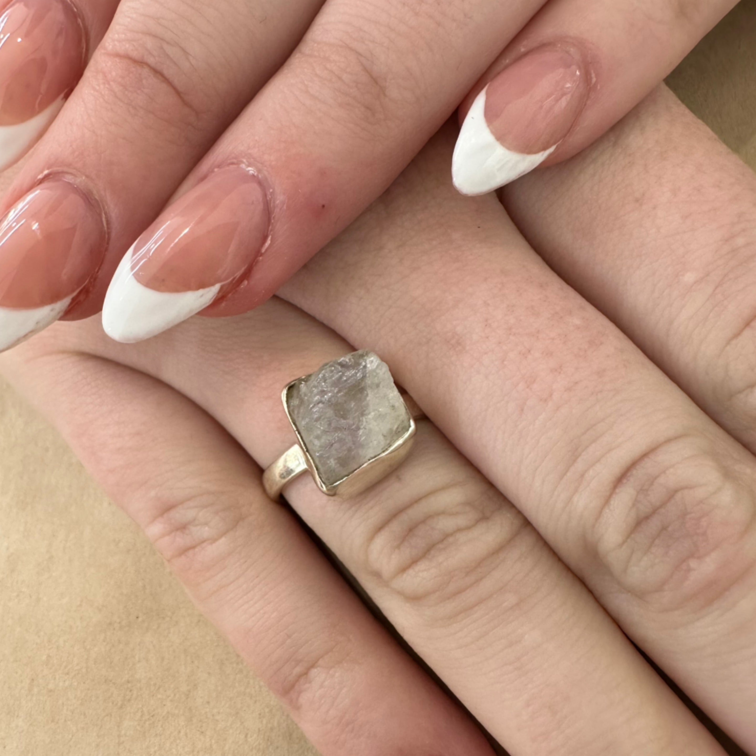 Moonstone Gemstone Ring Size 9