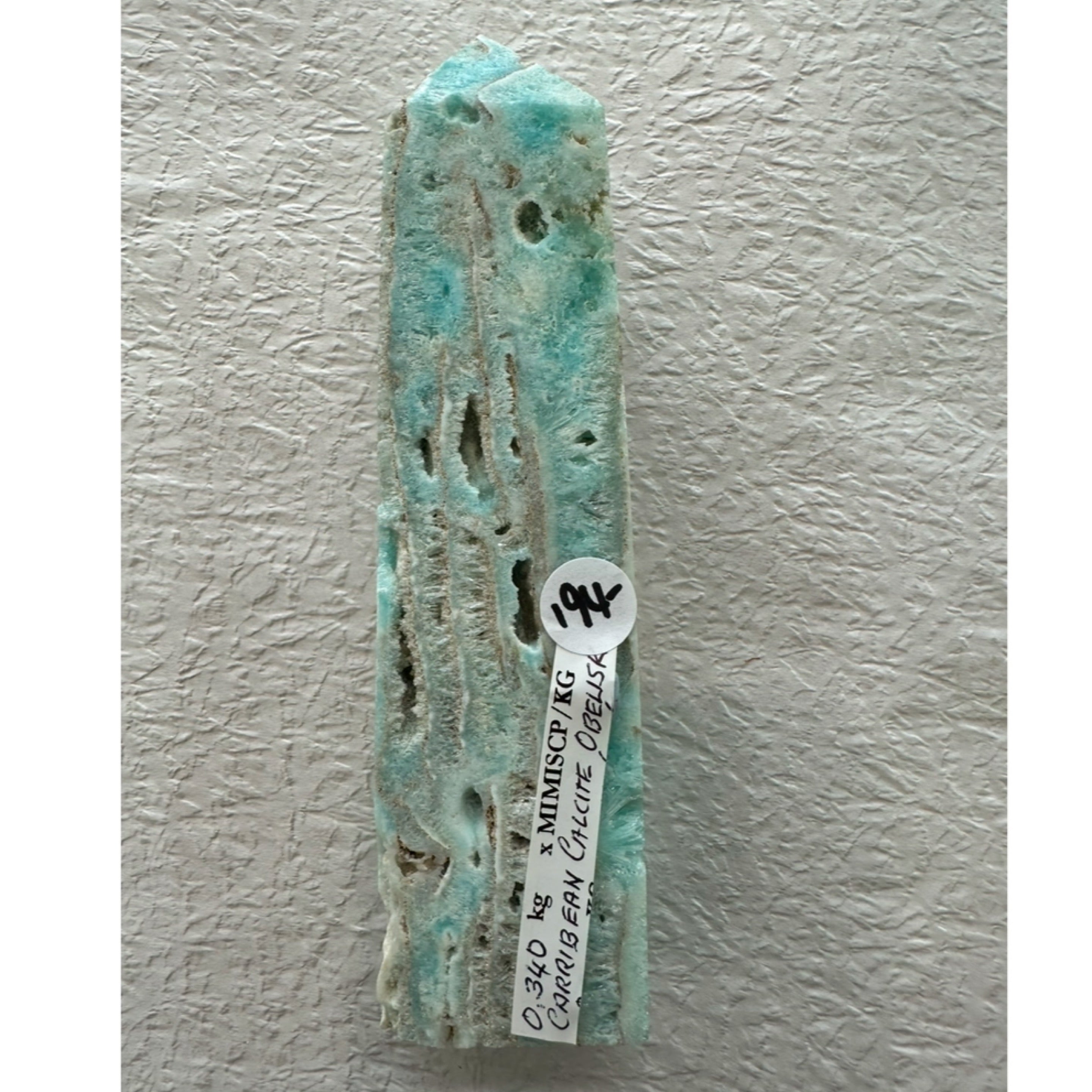 Caribbean Calcite Obelisk .340kg