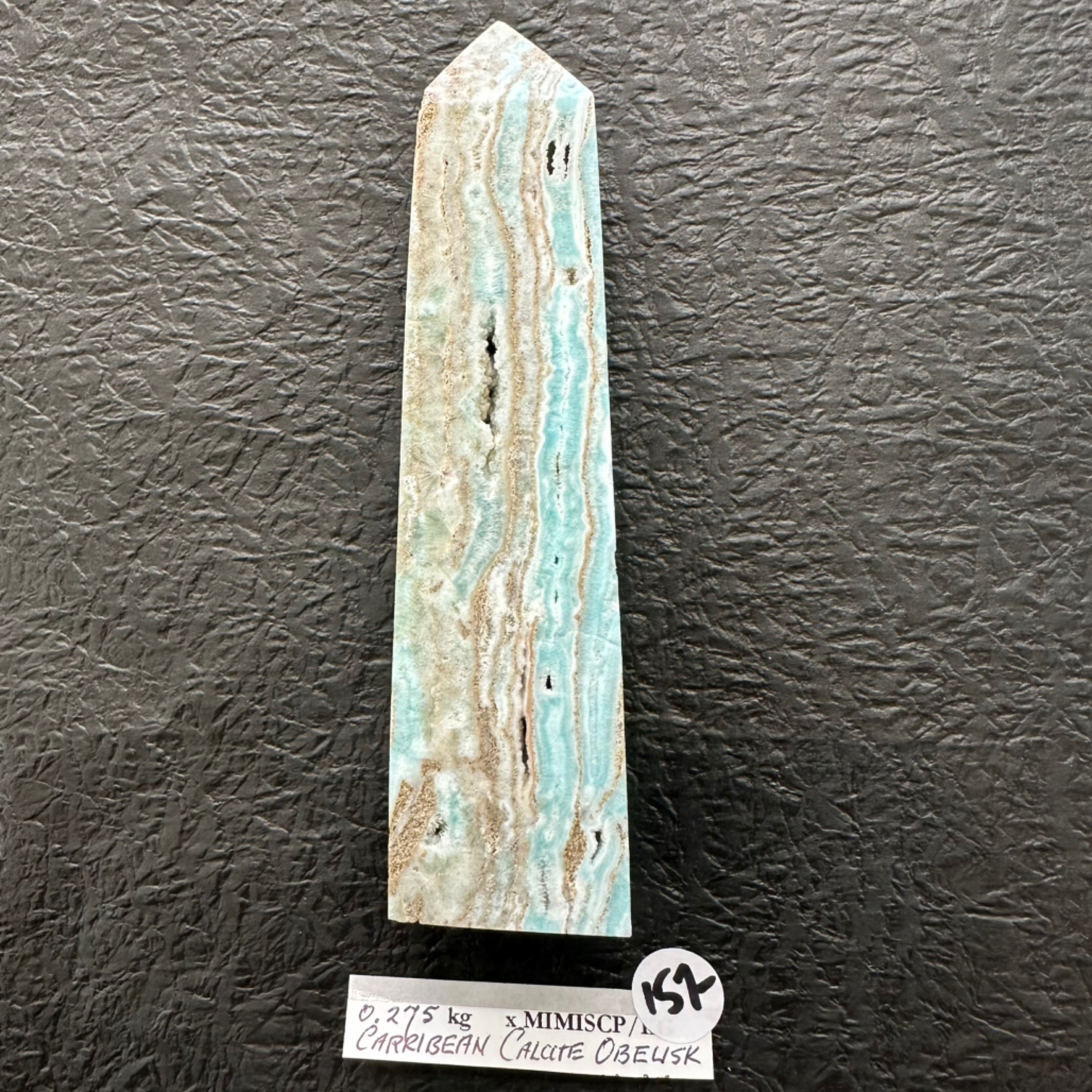Caribbean Calcite Obelisk .275kg