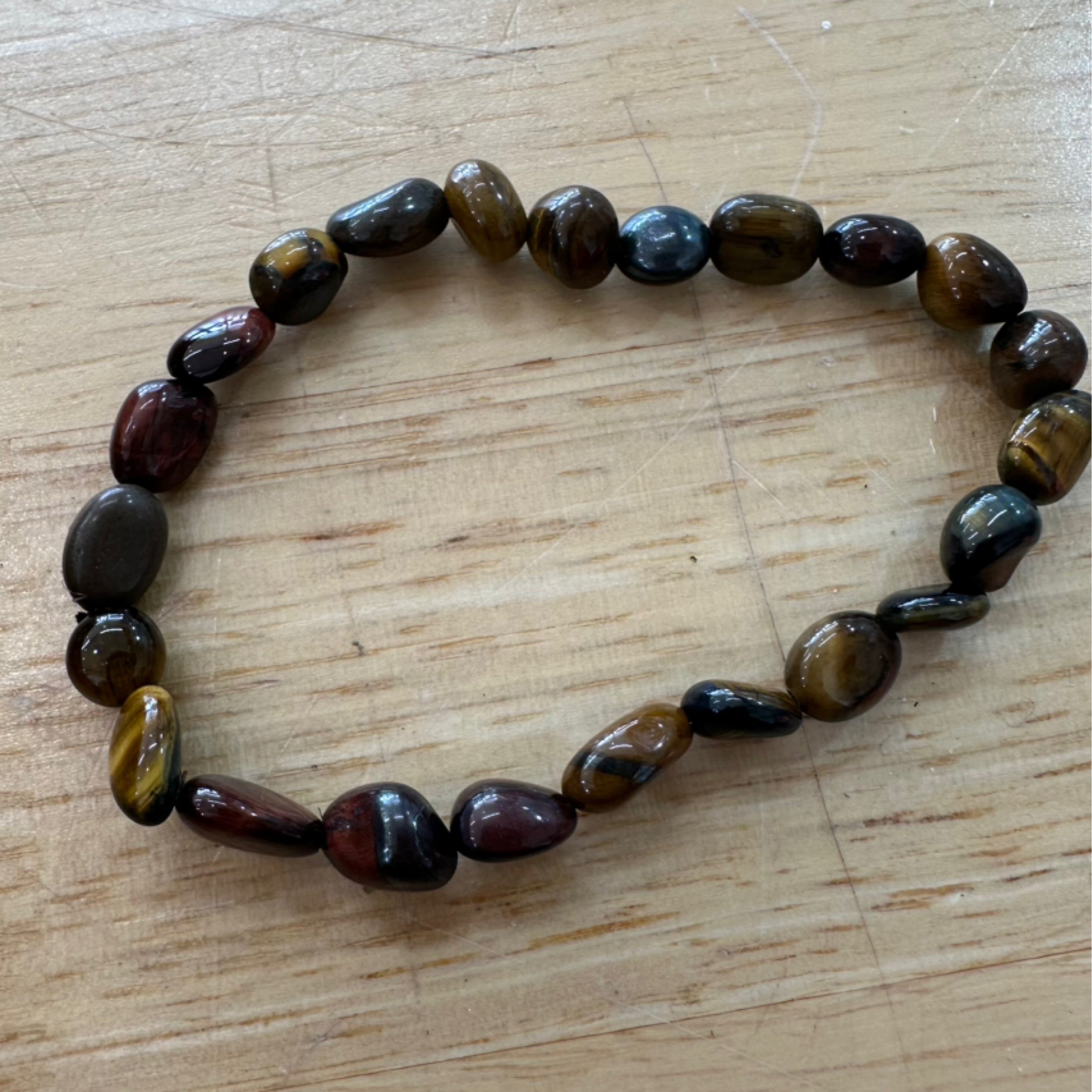 Tiger Eye Mixed Nugget Bracelet
