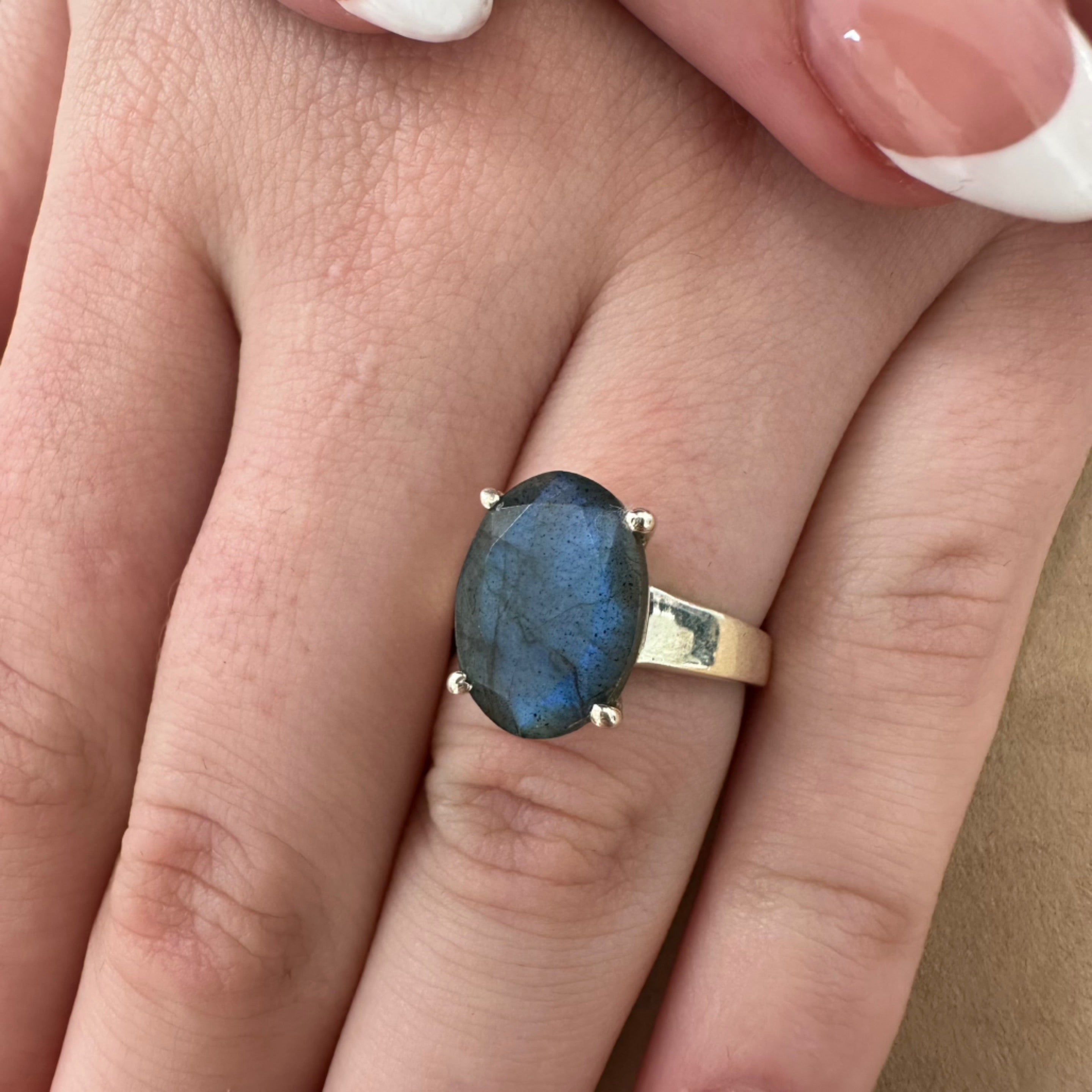 Labradorite Ring Size 7