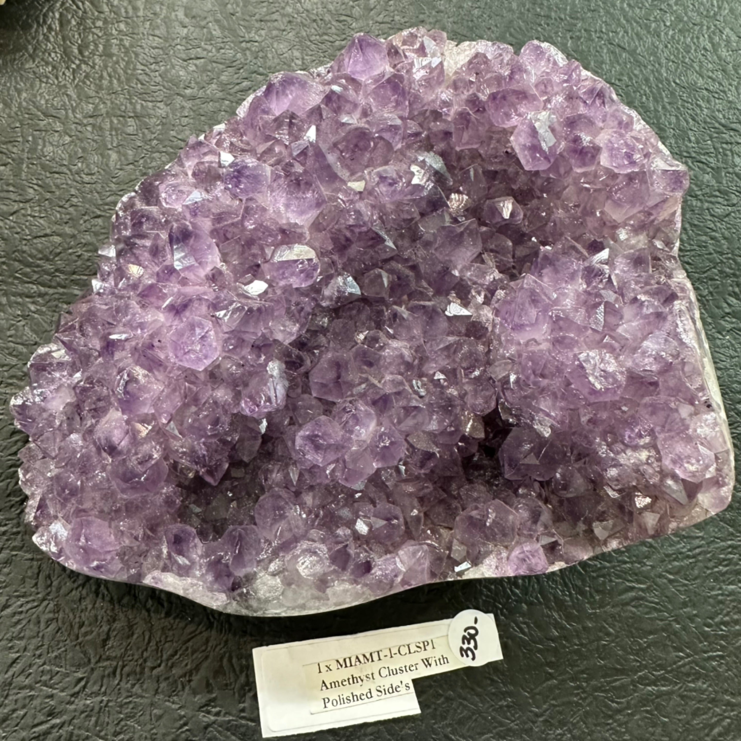 Amethyst Cluster with Polished Sides
