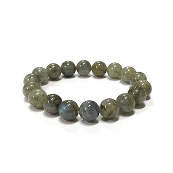 Labradorite Bead Bracelet 10mm