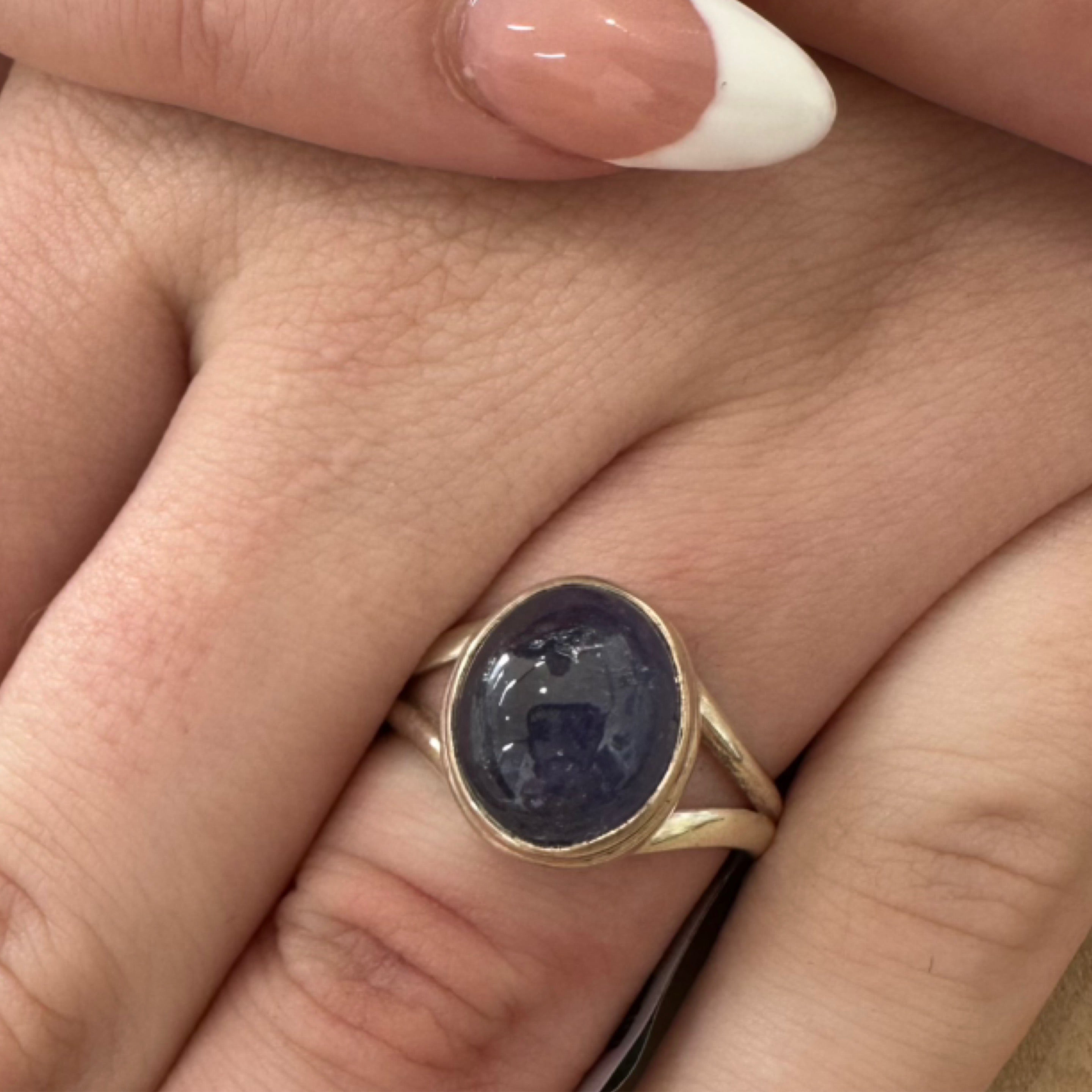 Kyanite Gemstone Ring Size 9