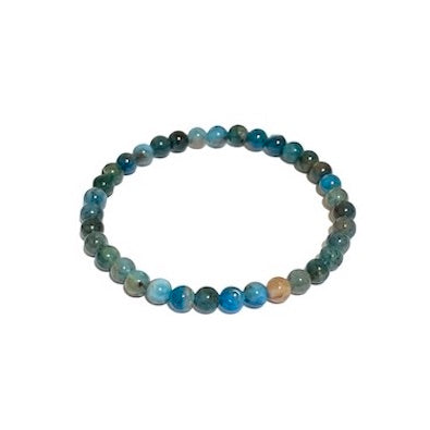 Apatite Bead Bracelet 6mm
