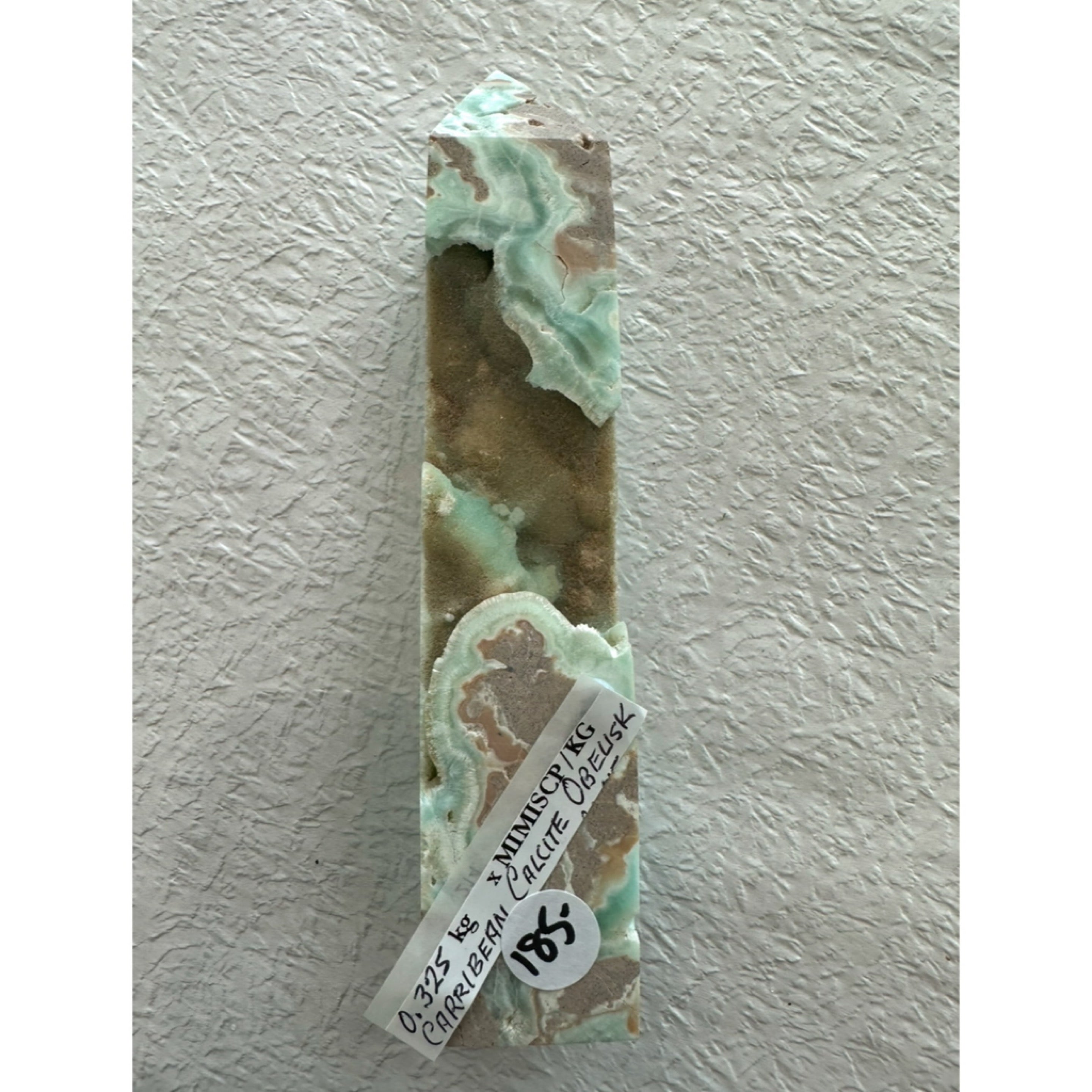 Caribbean Calcite Obelisk .325kg