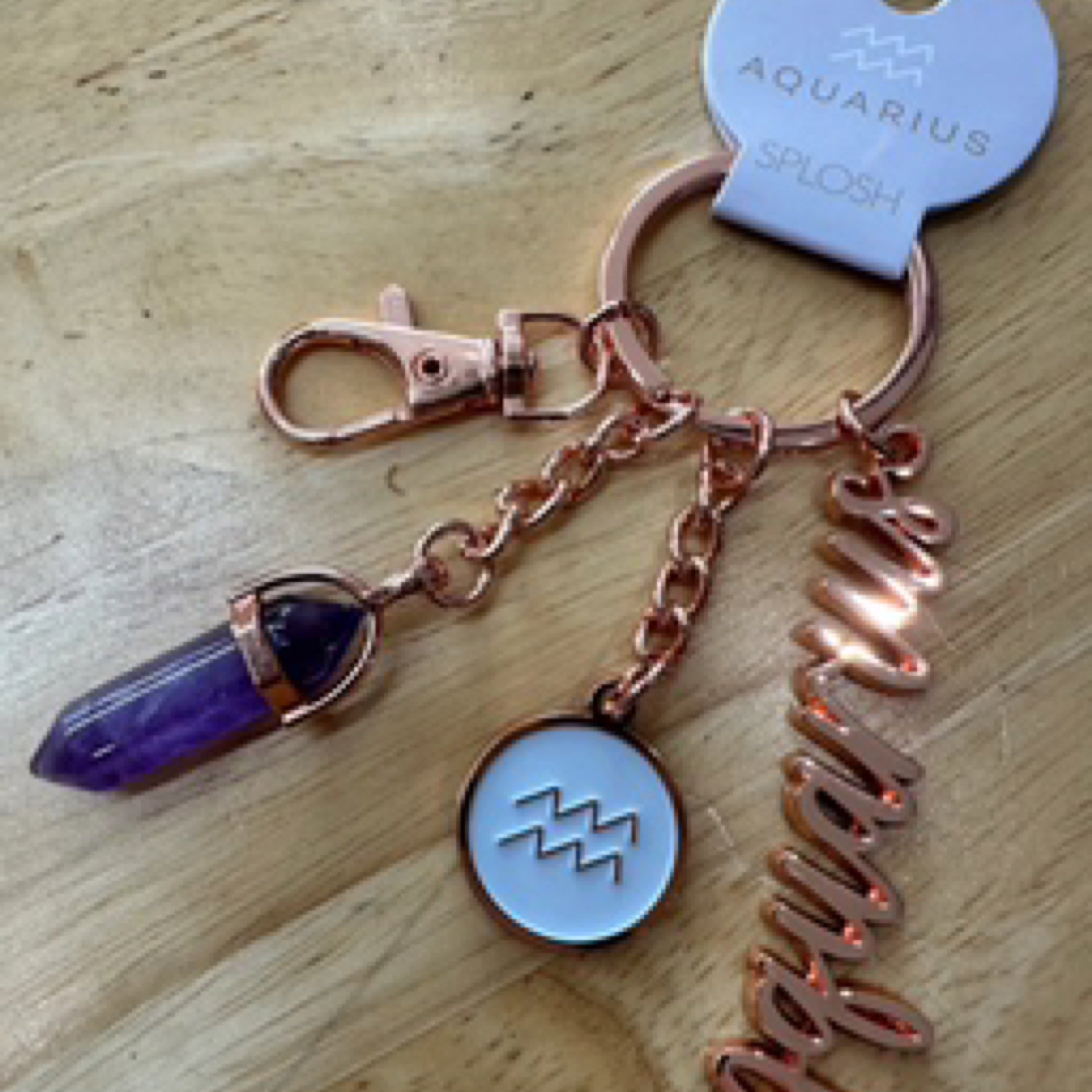 Aquarius Mystique Keychain