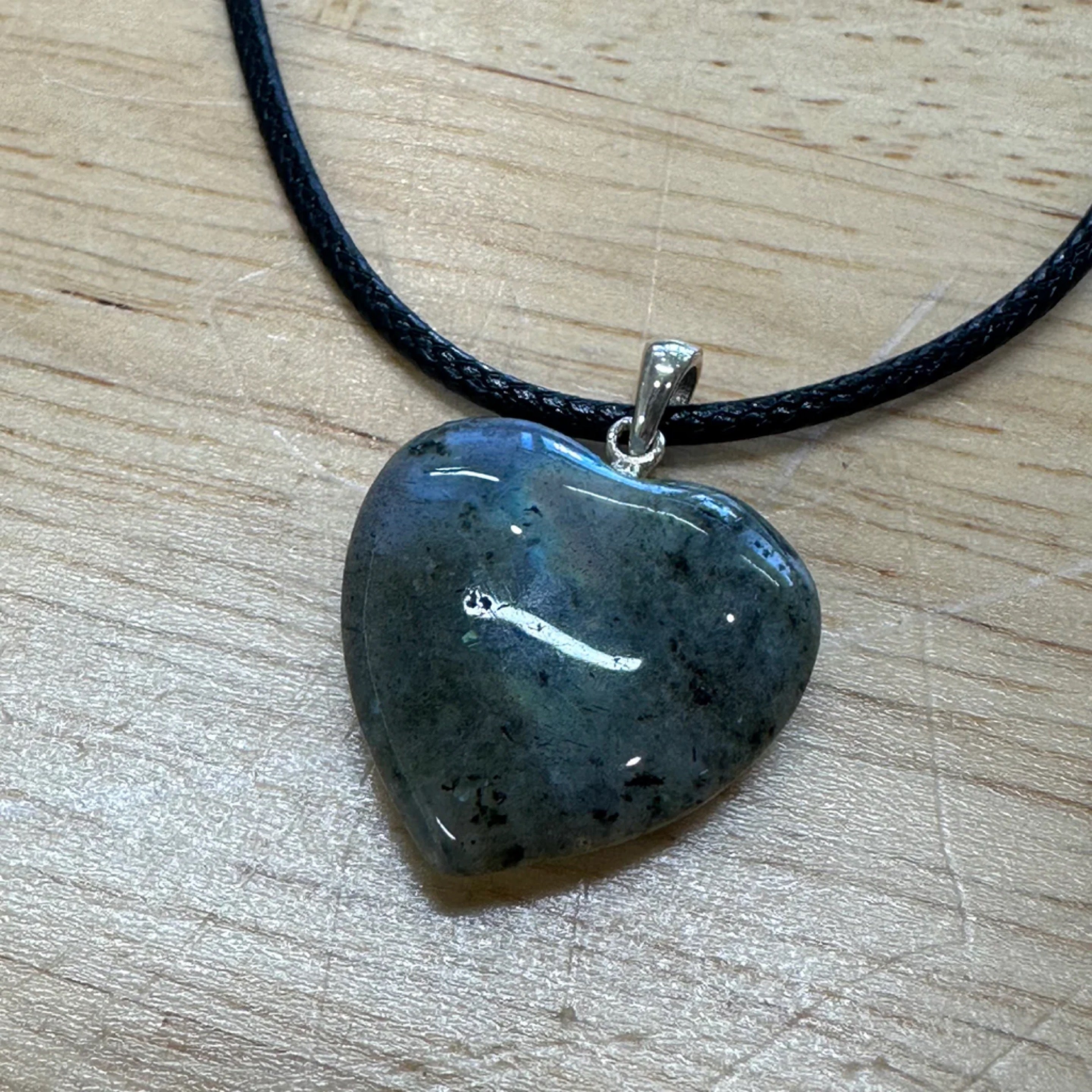Labradorite Heart Pendant
