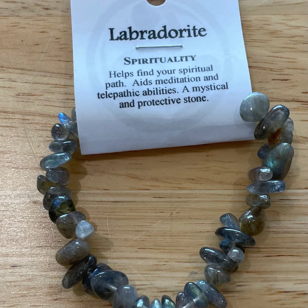 Labradorite Chip Bracelet