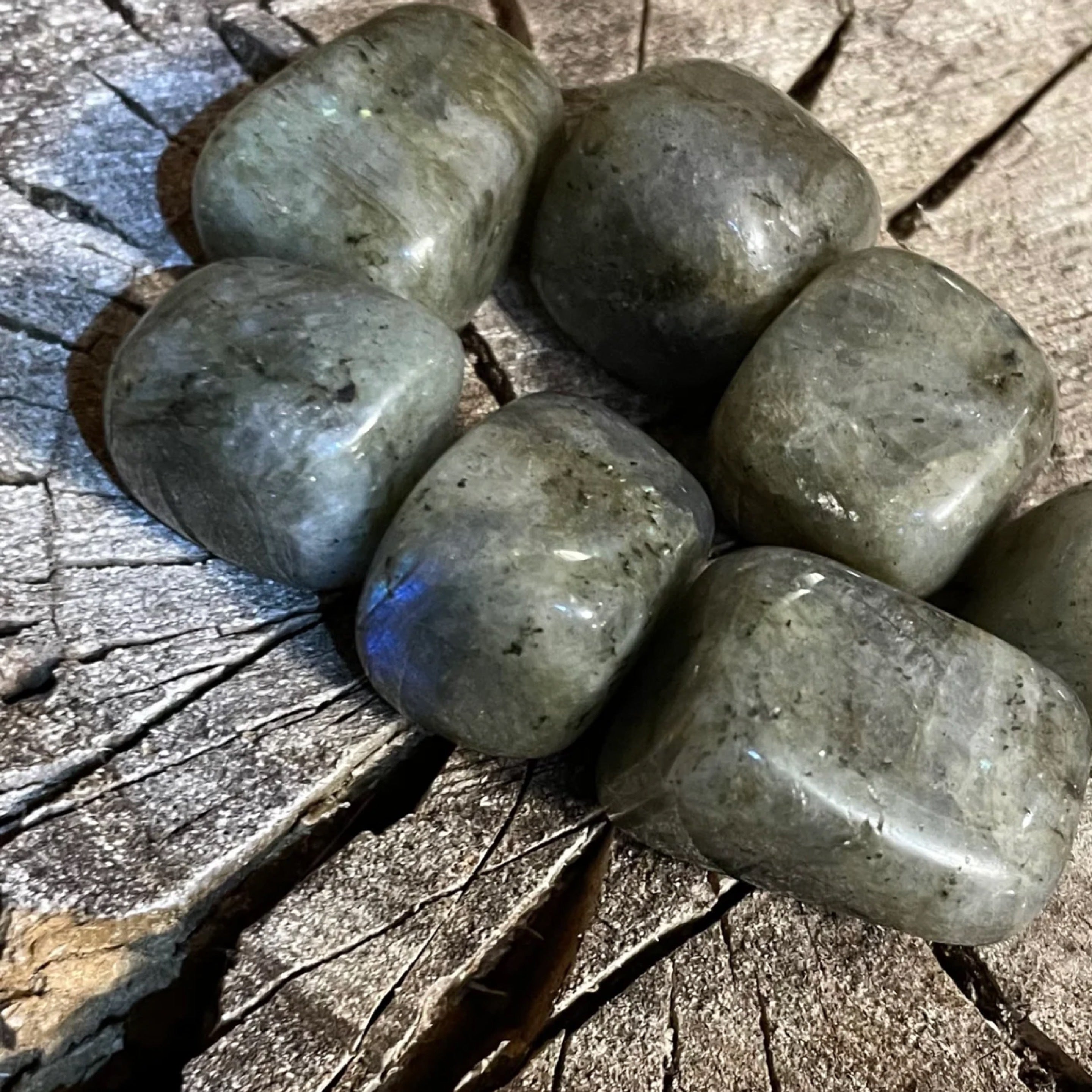 Labradorite Tumble Stone Hand Cut