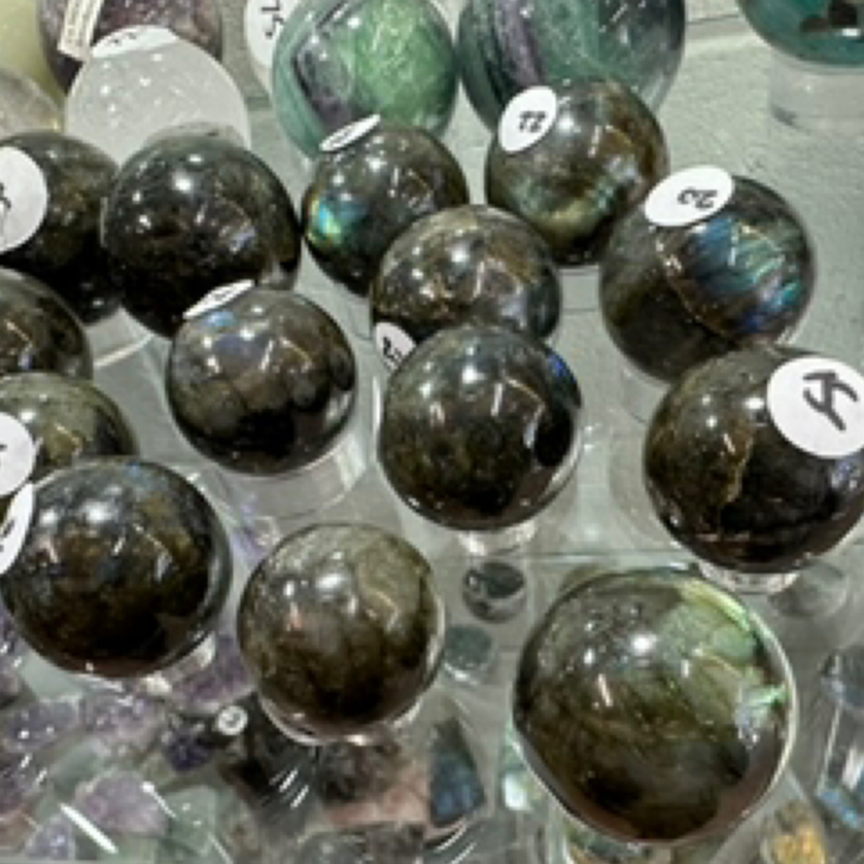 Labradorite Spheres