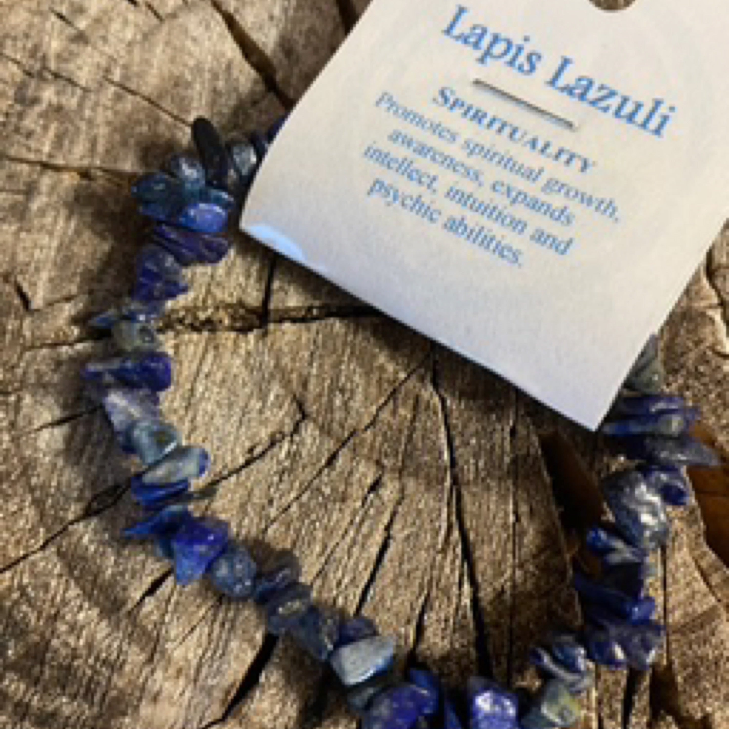 Lapis Lazuli Chip Bracelet