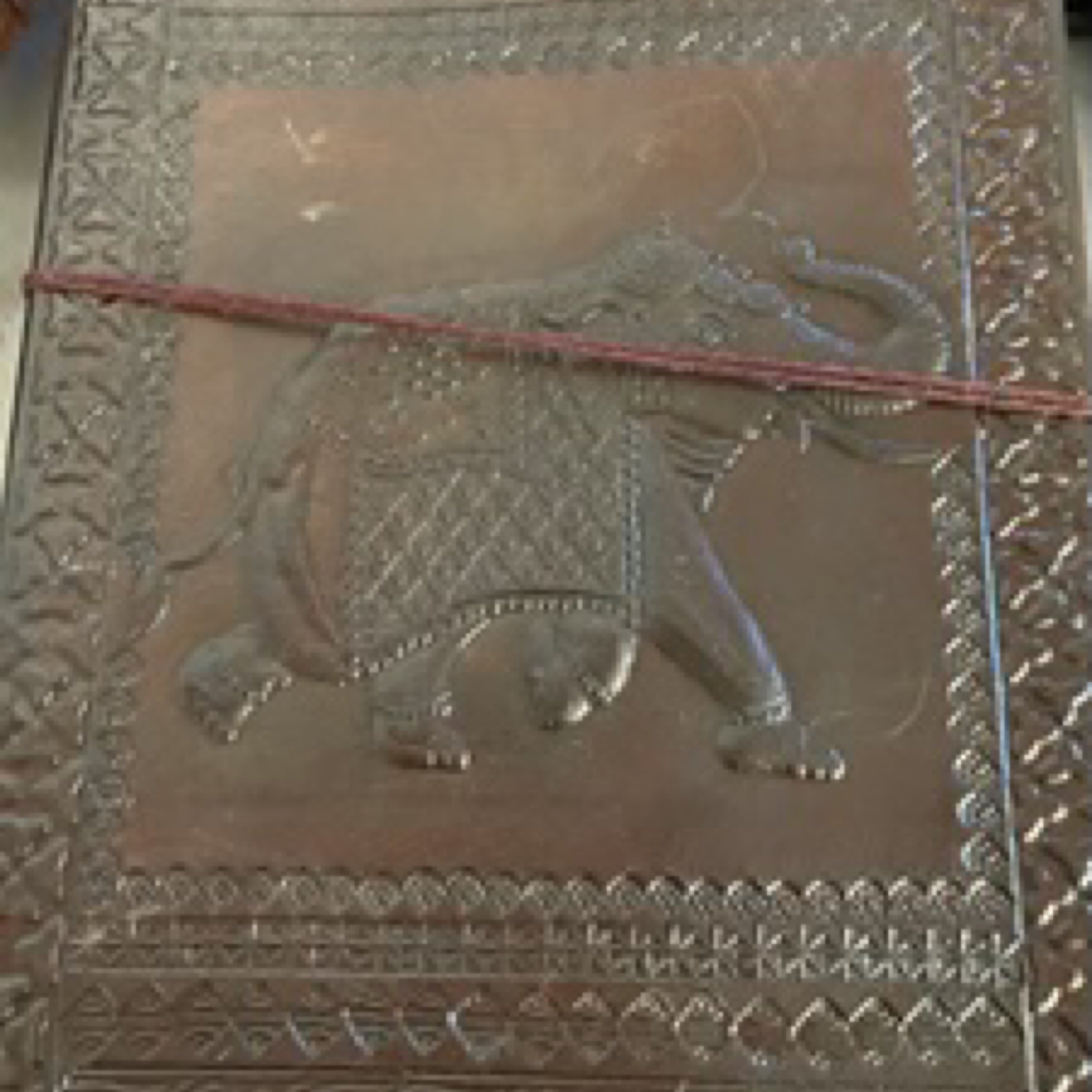 Leather Journal Large - Elephant