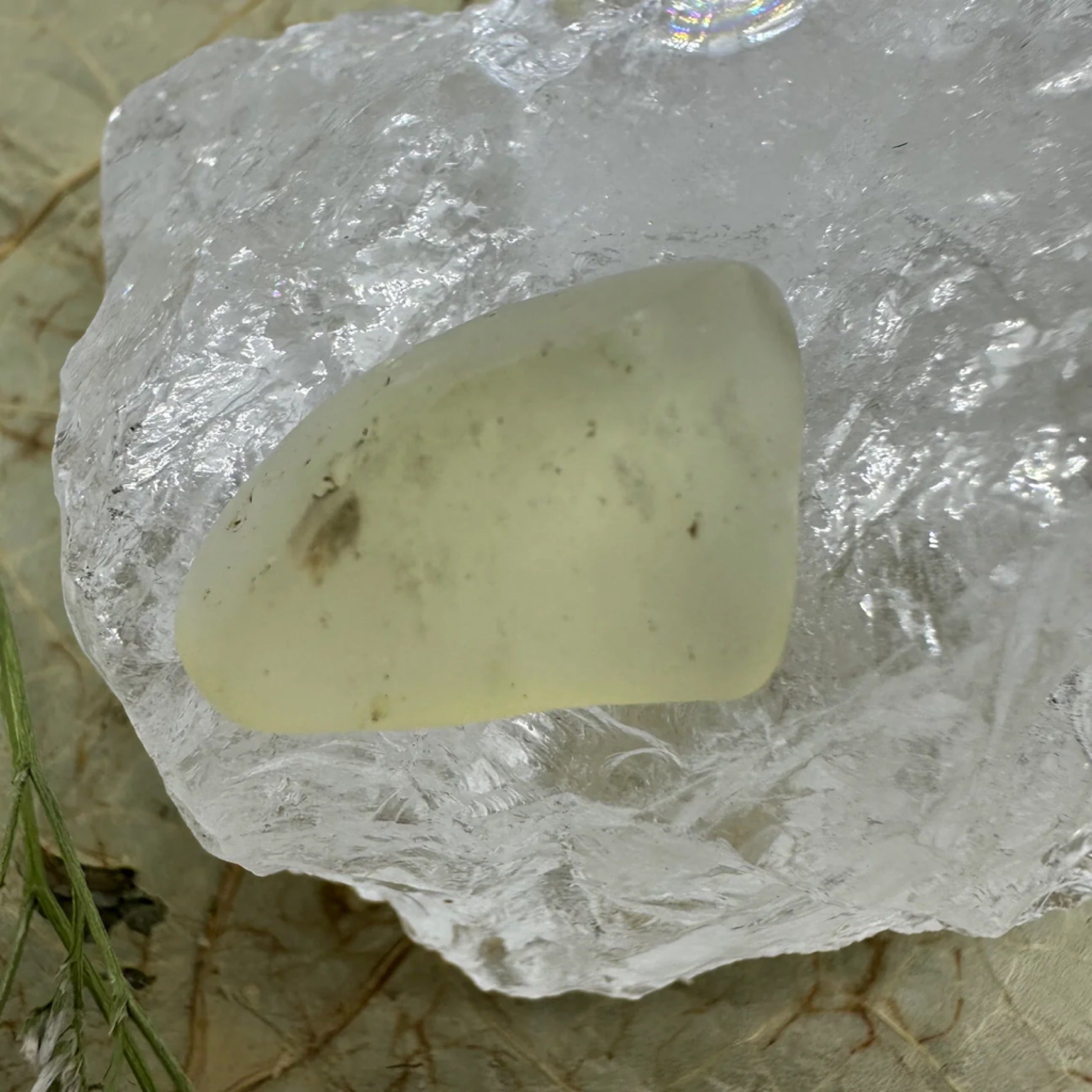 Libyan Desert Glass, also known as Libyan Gold Tektite 3.71 g