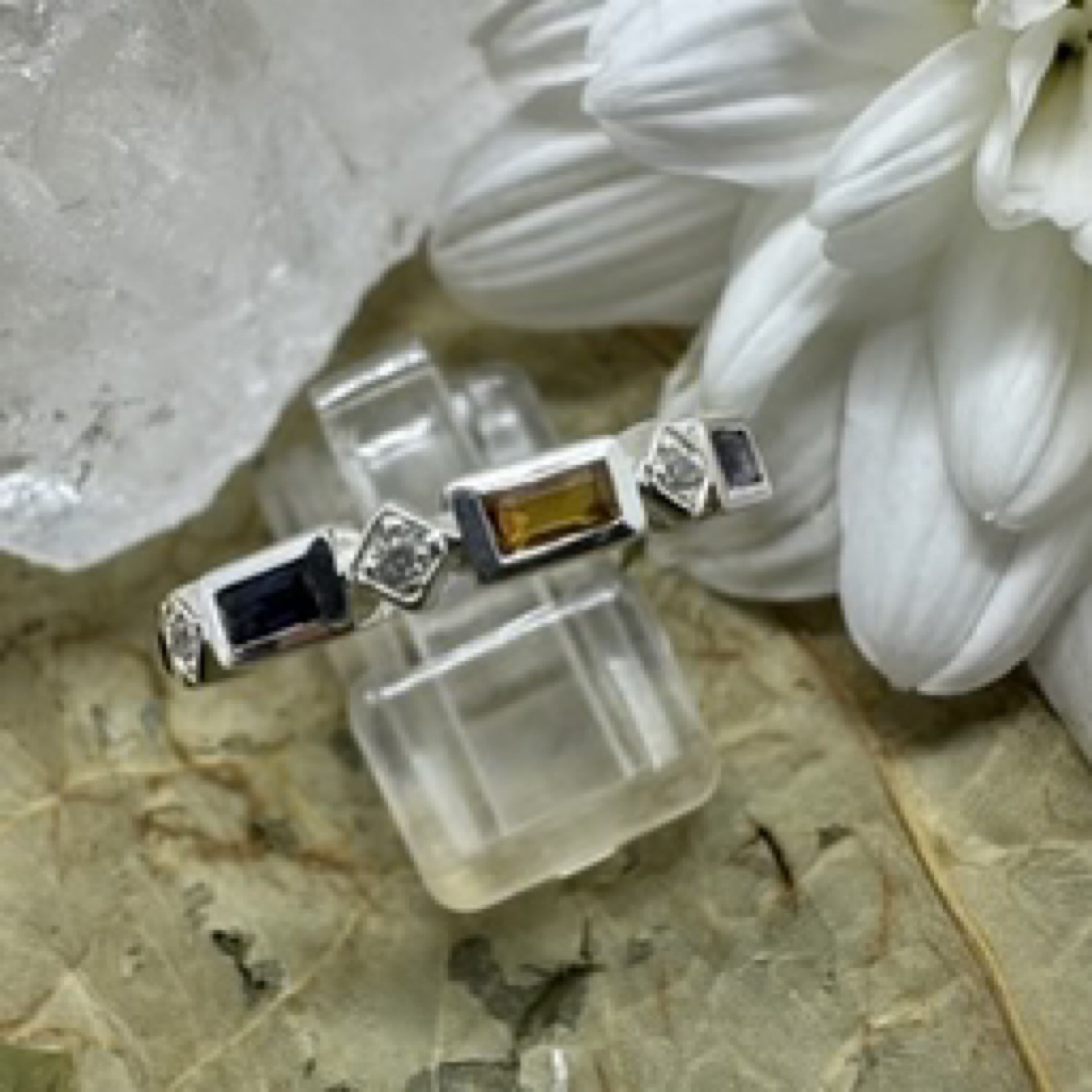 Multi Gemstone Banded (5 gemstones) 925 Sterling Silver Ring - Size 9 - Quality Gemstone Jewellery