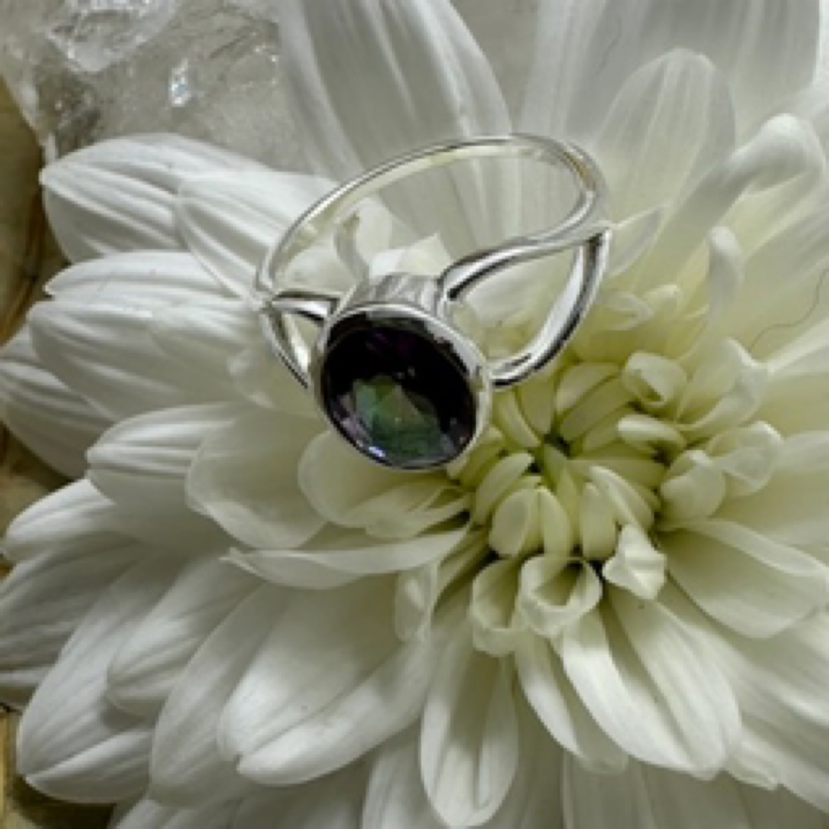 Mystic Topaz Sterling Silver Ring - Size 9 - Quality Gemstone Jewellery