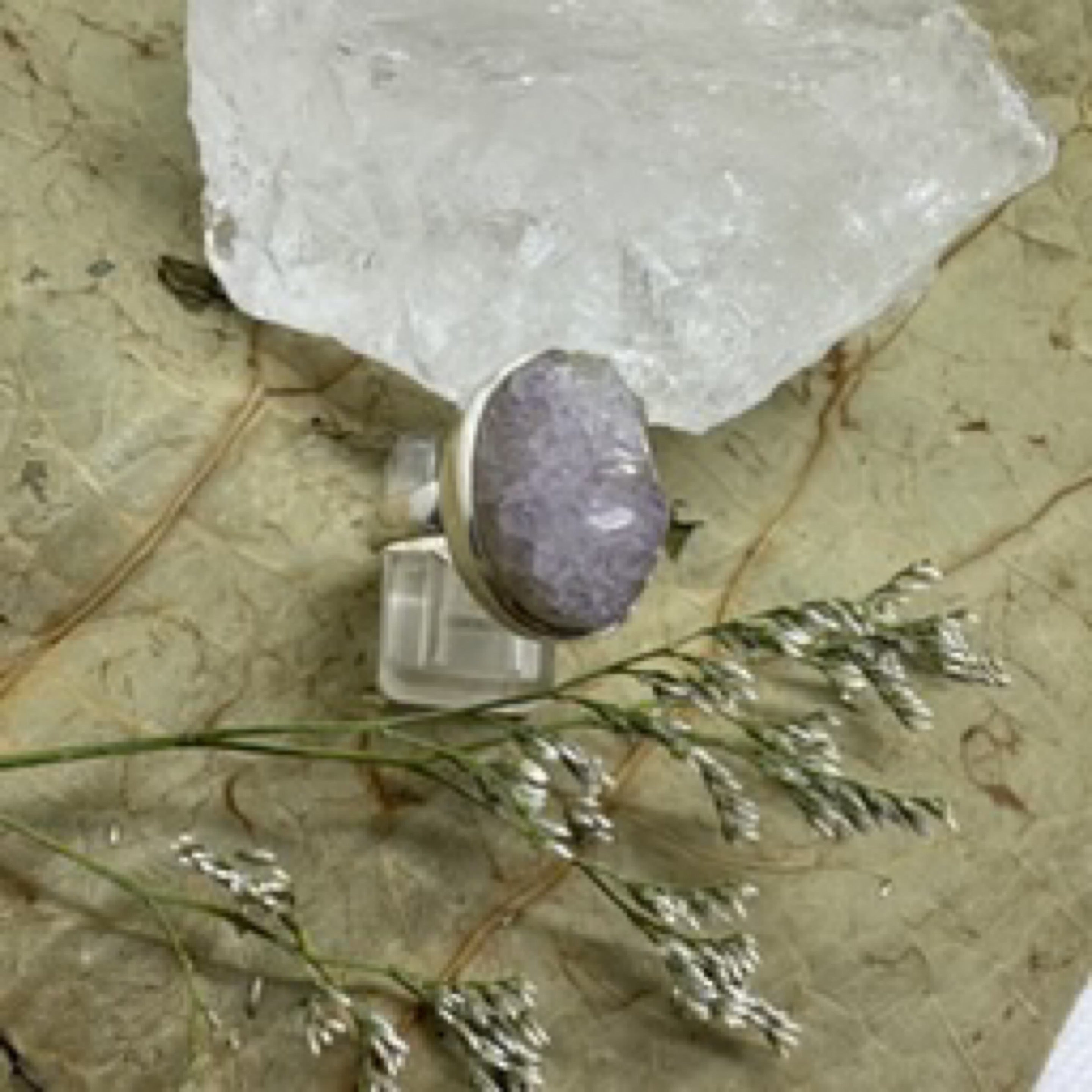 Pink Druzy Oval 925 Sterling Silver Ring - Size 9 - Quality Gemstone Jewellery