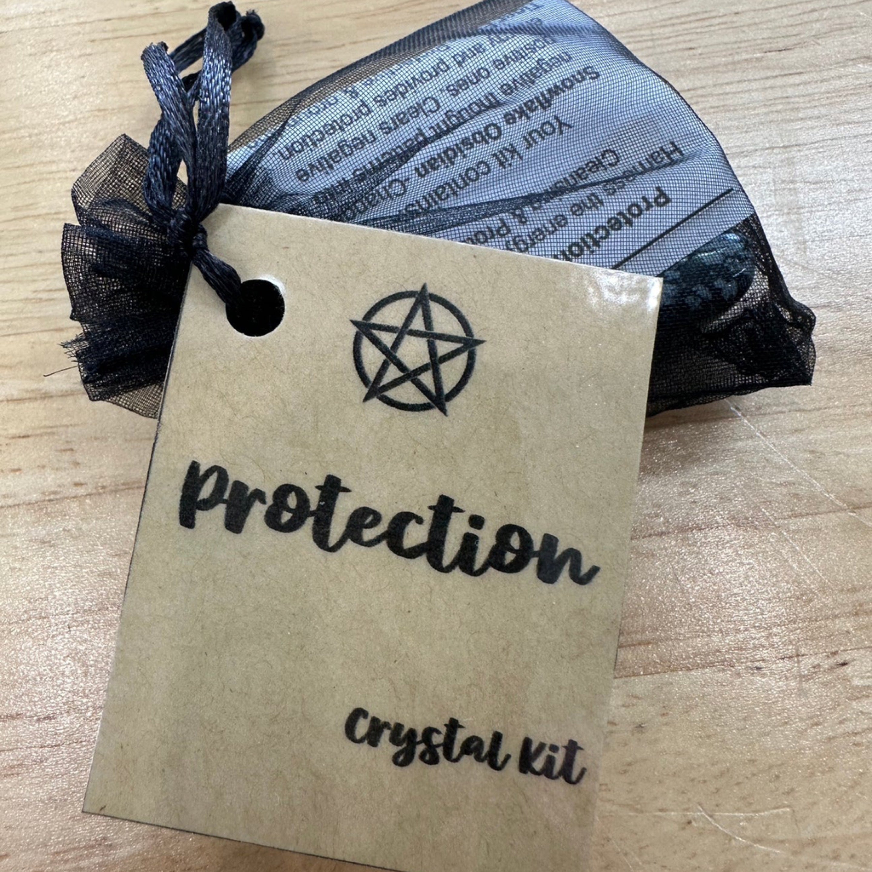 सुरक्षा क्रिस्टल किट बैग