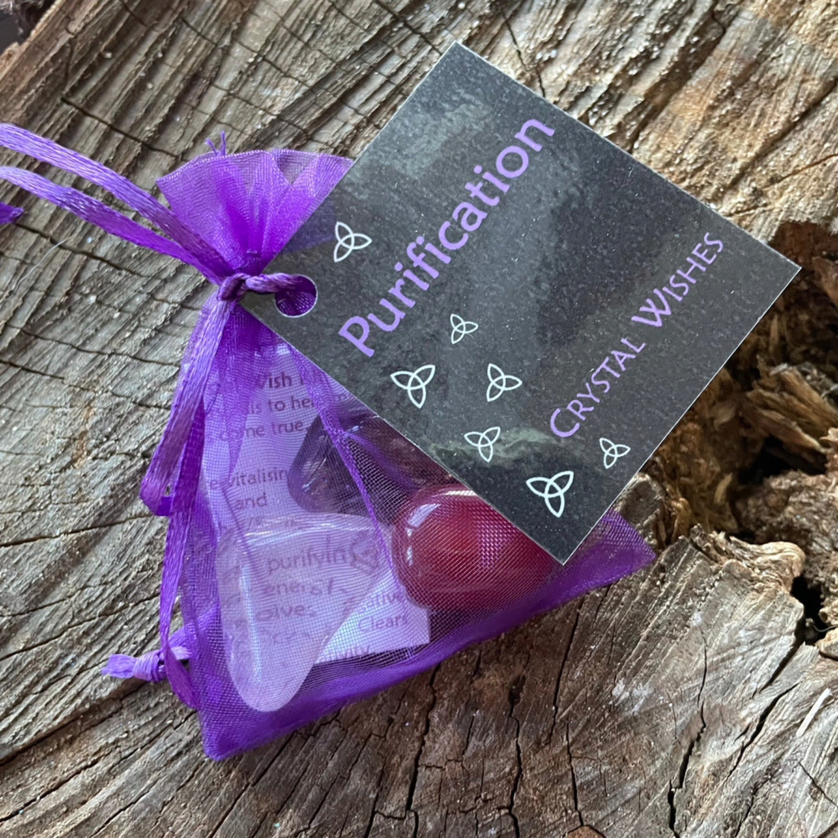 शुद्धिकरण क्रिस्टल विश बैग