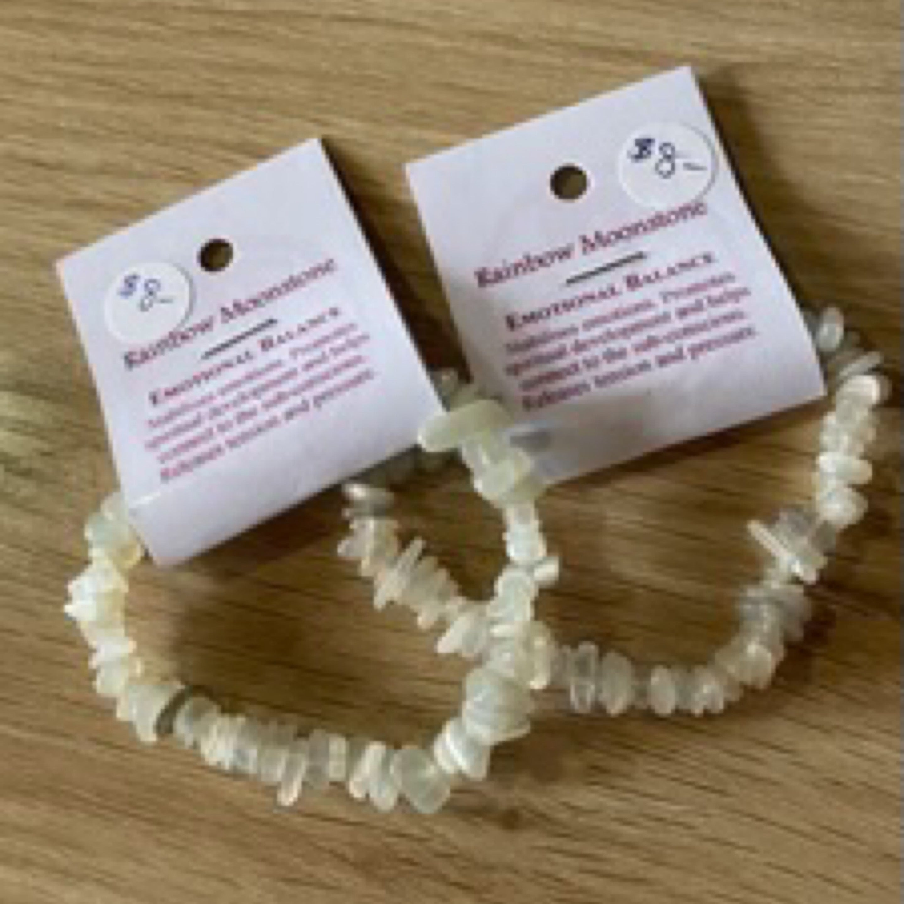 Rainbow Moonstone - EMOTIONAL BALANCE - Crystal Chip Bracelet