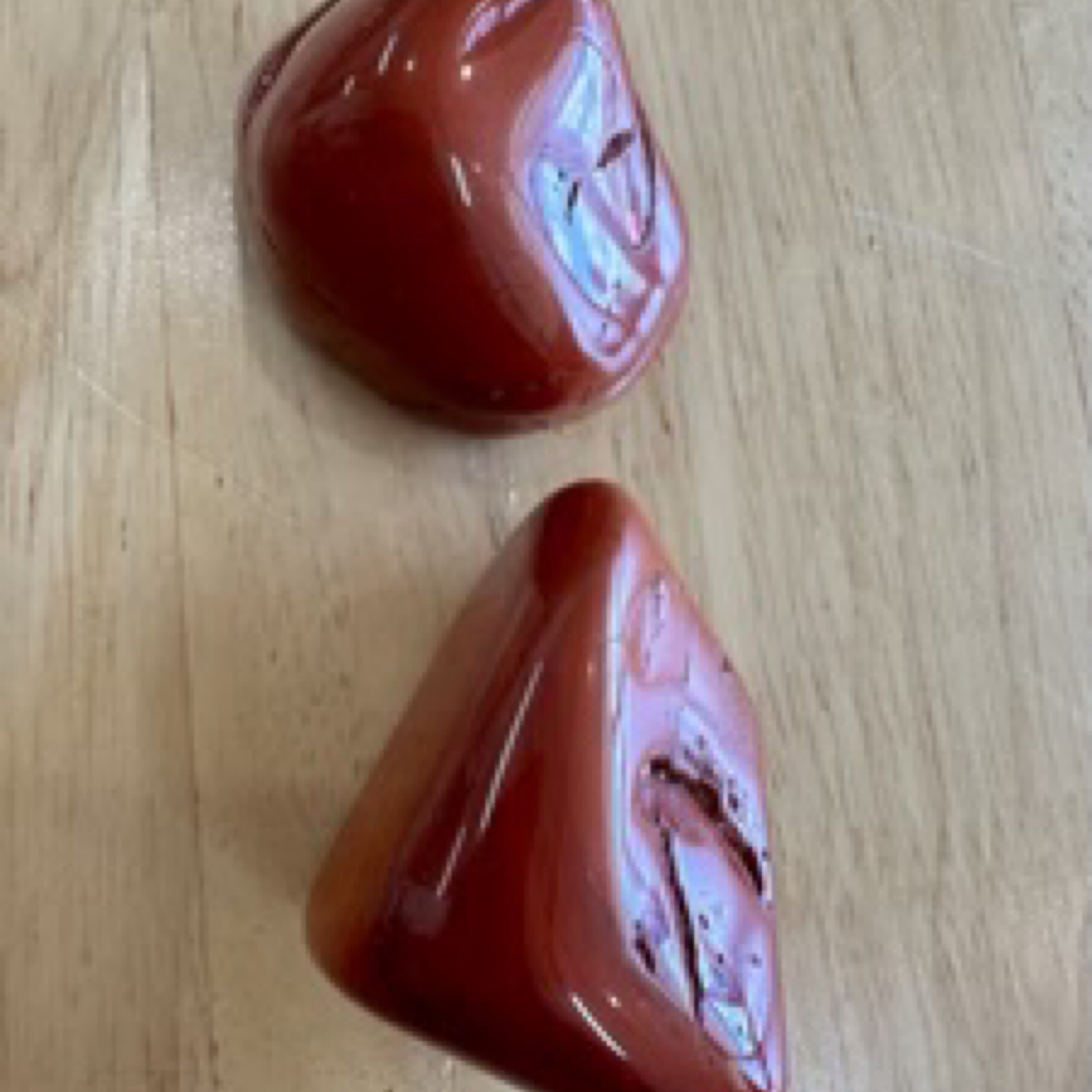 लाल जैस्पर - जंबो टम्बल्ड रत्न - STAMINA