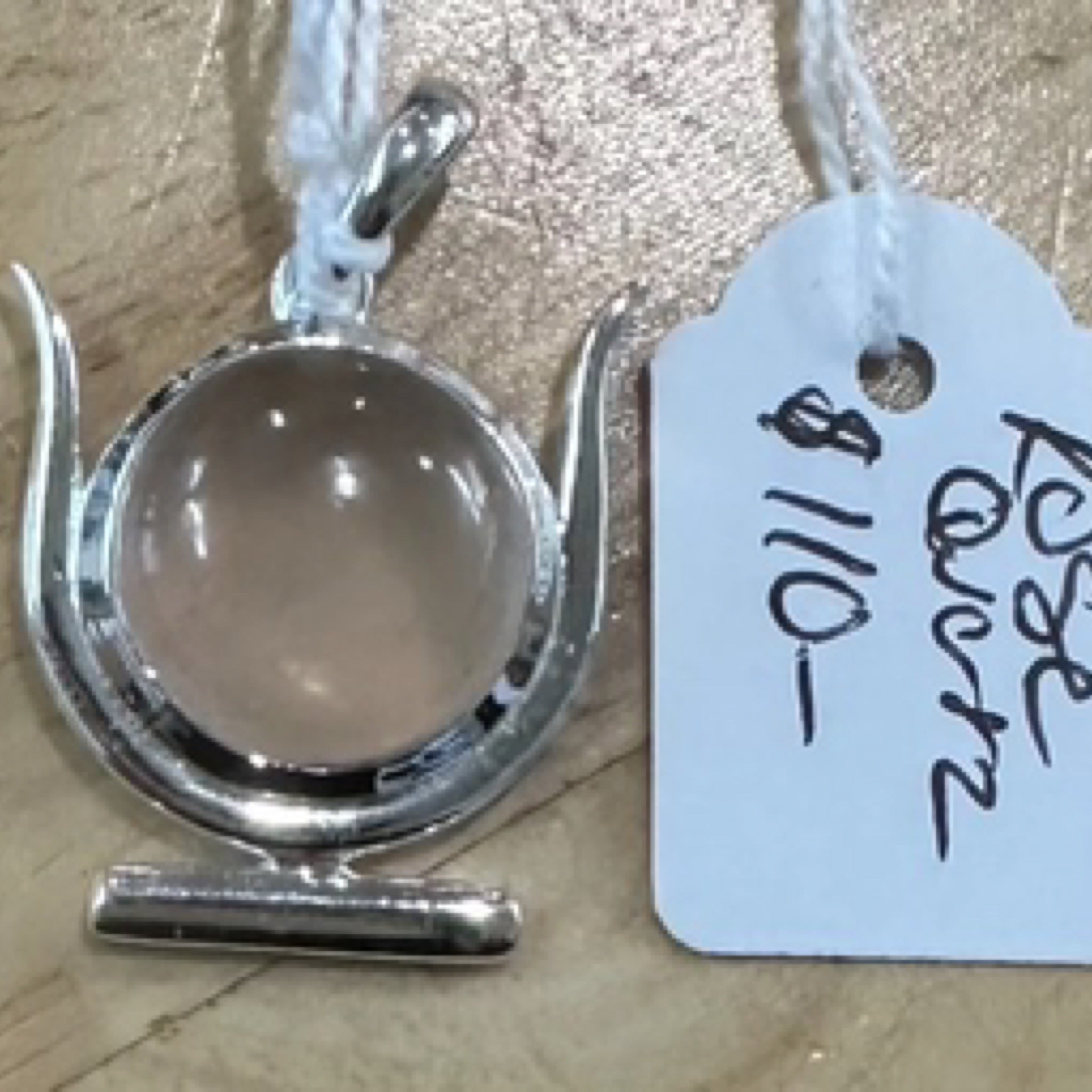 Rose Quartz Isis Sterling Silver Pendant