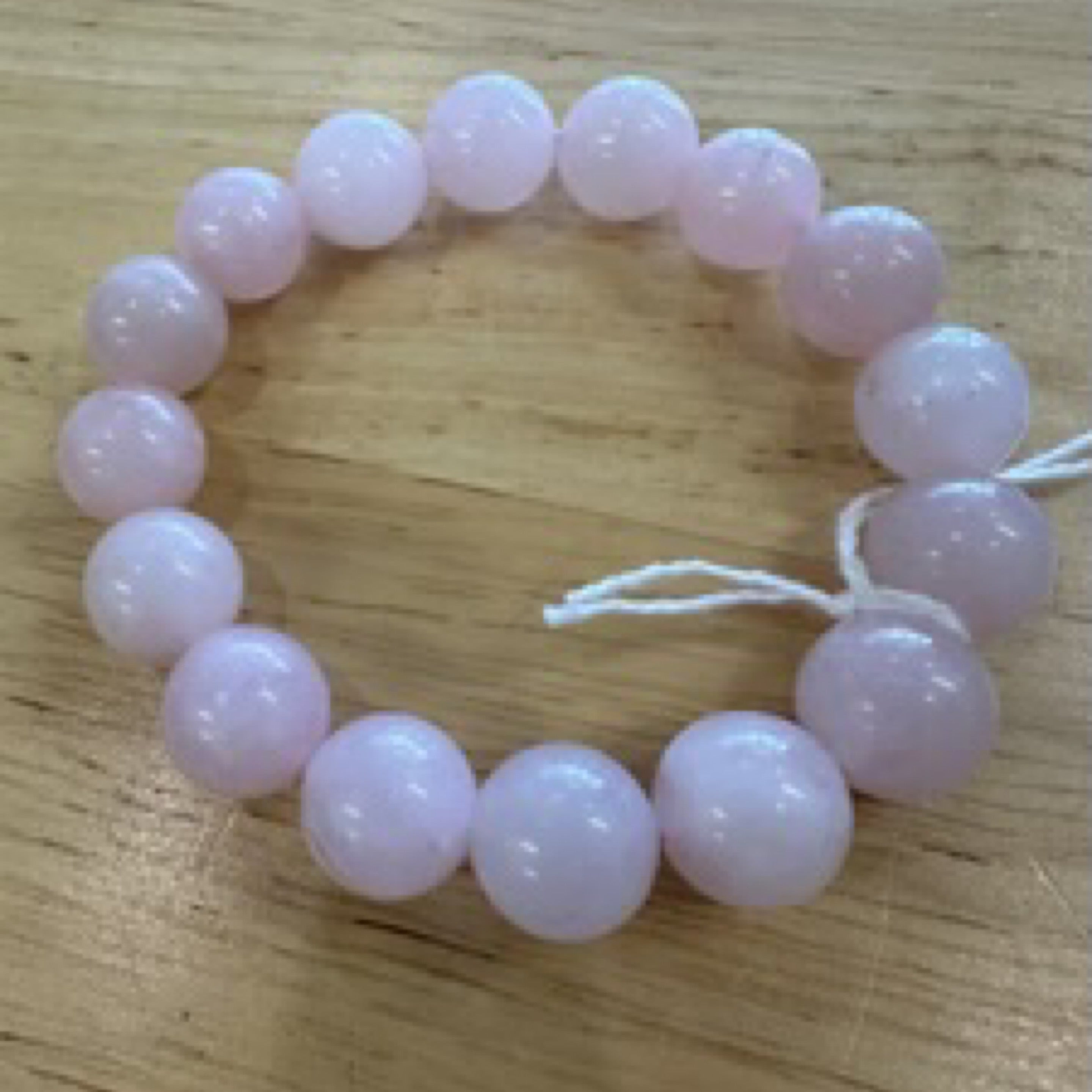 Rose Quartz Quality Gemstone Bead Bracelet - 10 -12MM
