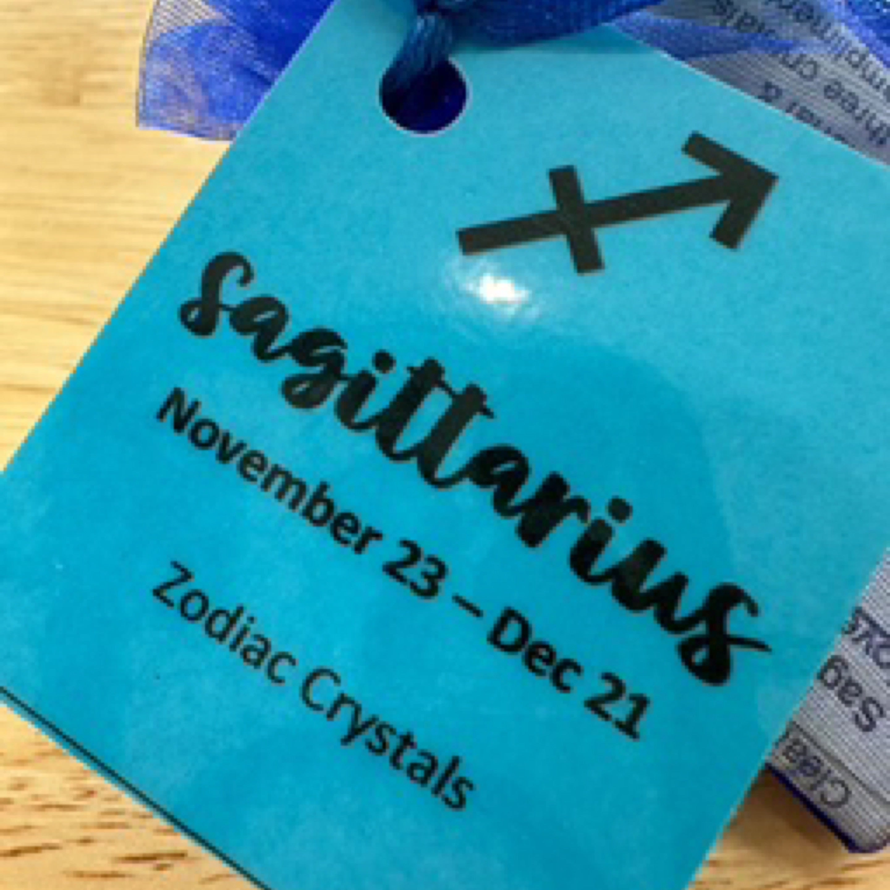 धनु - राशि चक्र क्रिस्टल बैग