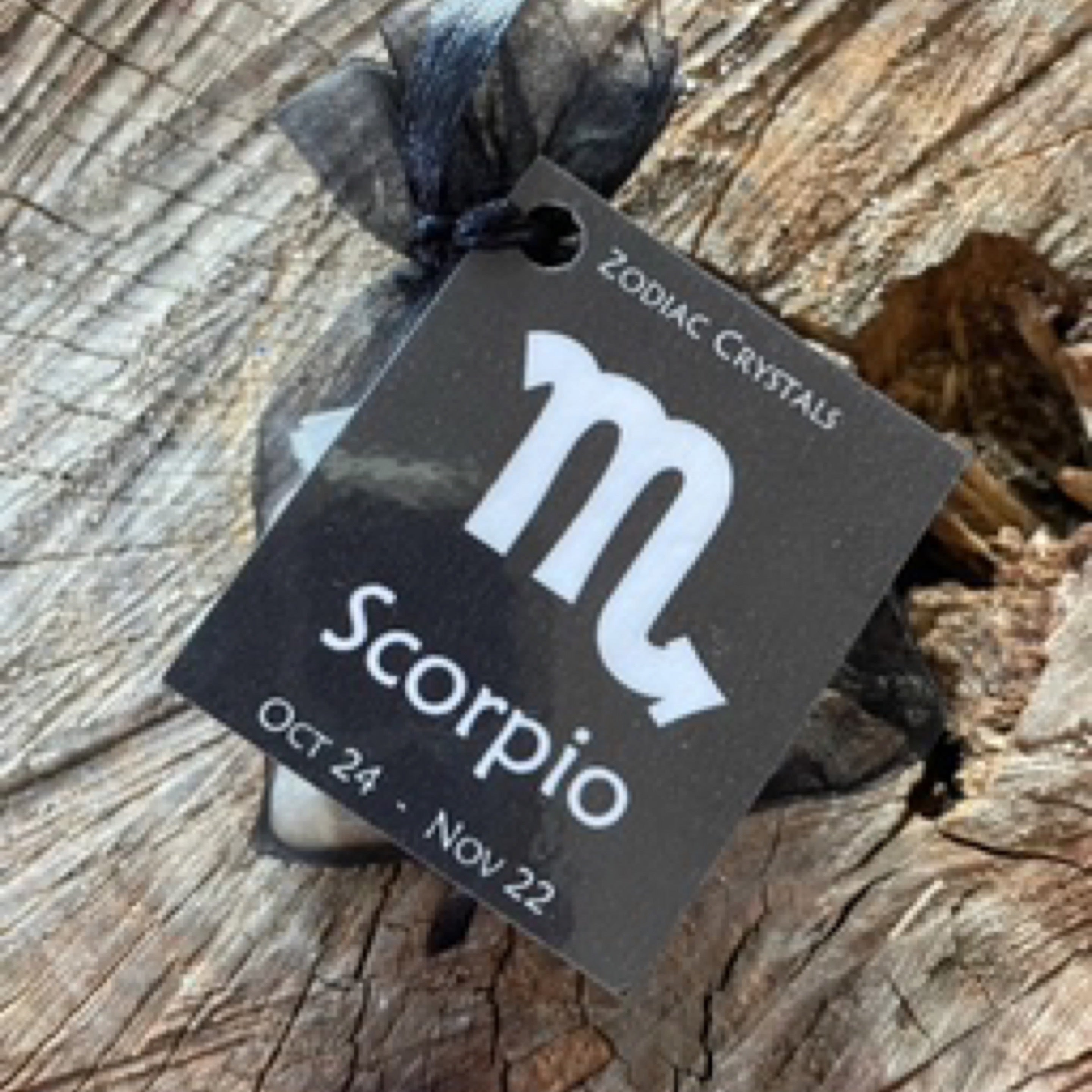 वृश्चिक - राशि चक्र क्रिस्टल बैग