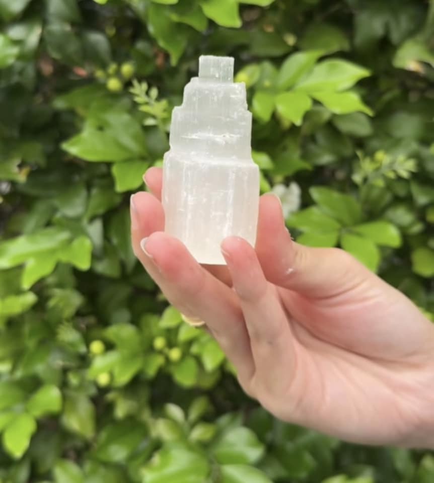 Selenite Tower 6cm