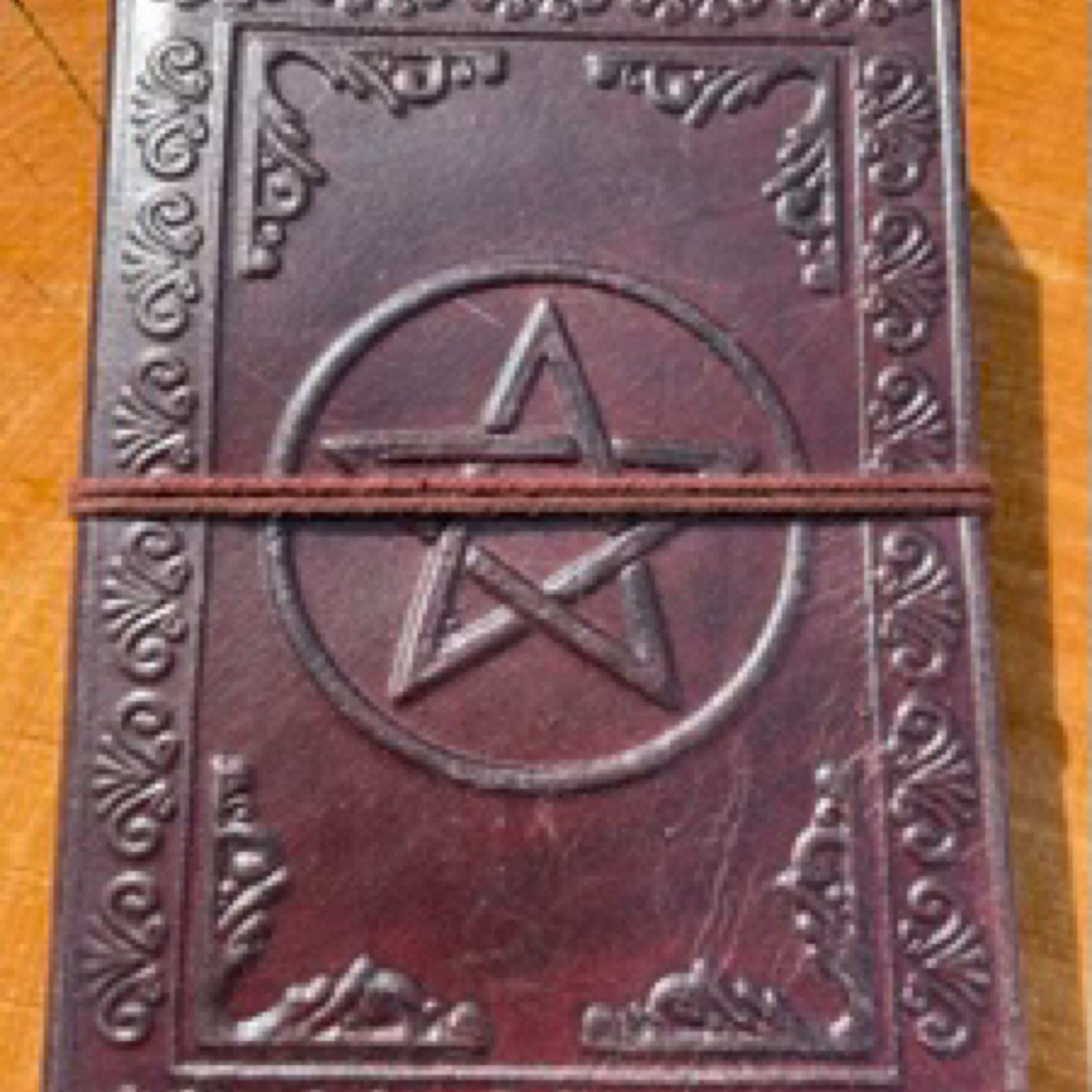 Leather Journal  Small - Pentagram