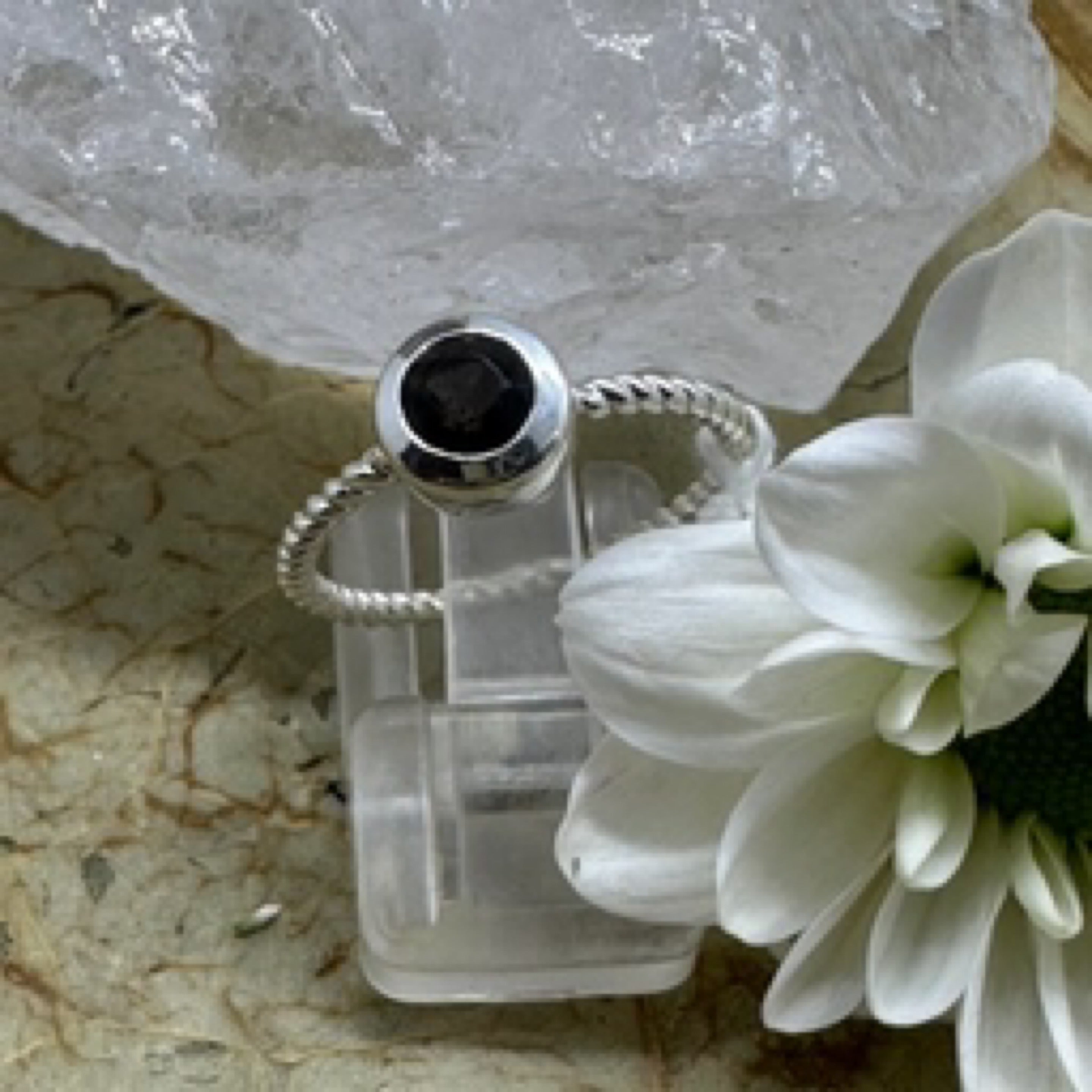 Smoky Quartz Small Round 925 Sterling Silver Ring - Size 7 - Quality Gemstone Jewellery