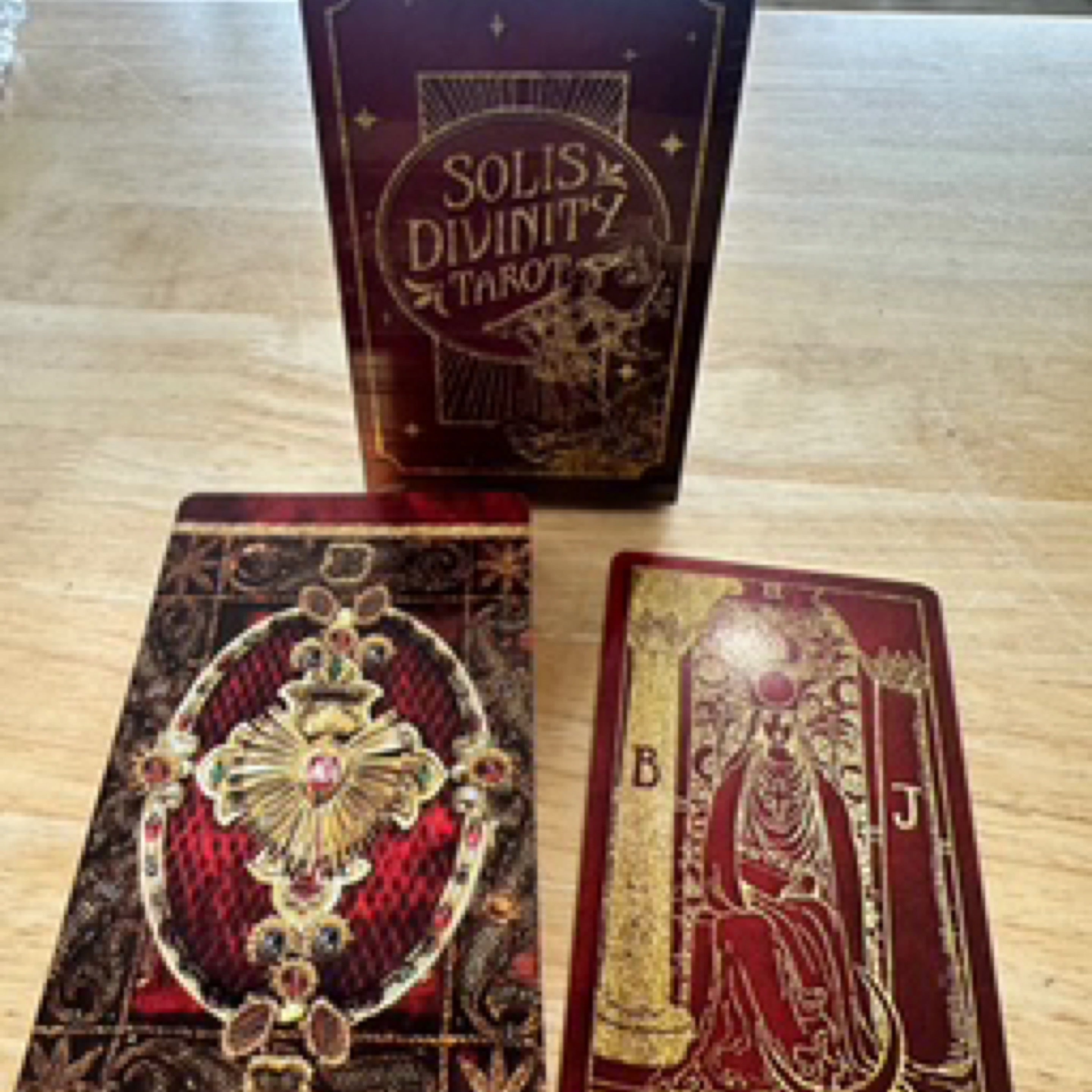 Solis Divinity Crimson Tarot Deck Renaissance