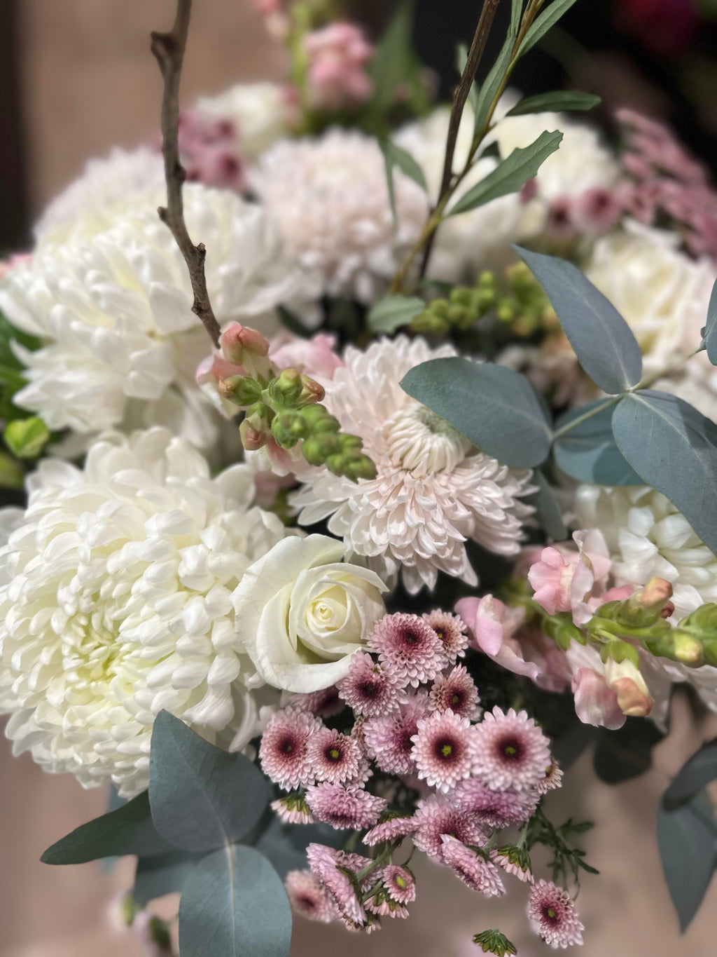 Elegant Vase with Seasonal Blooms from