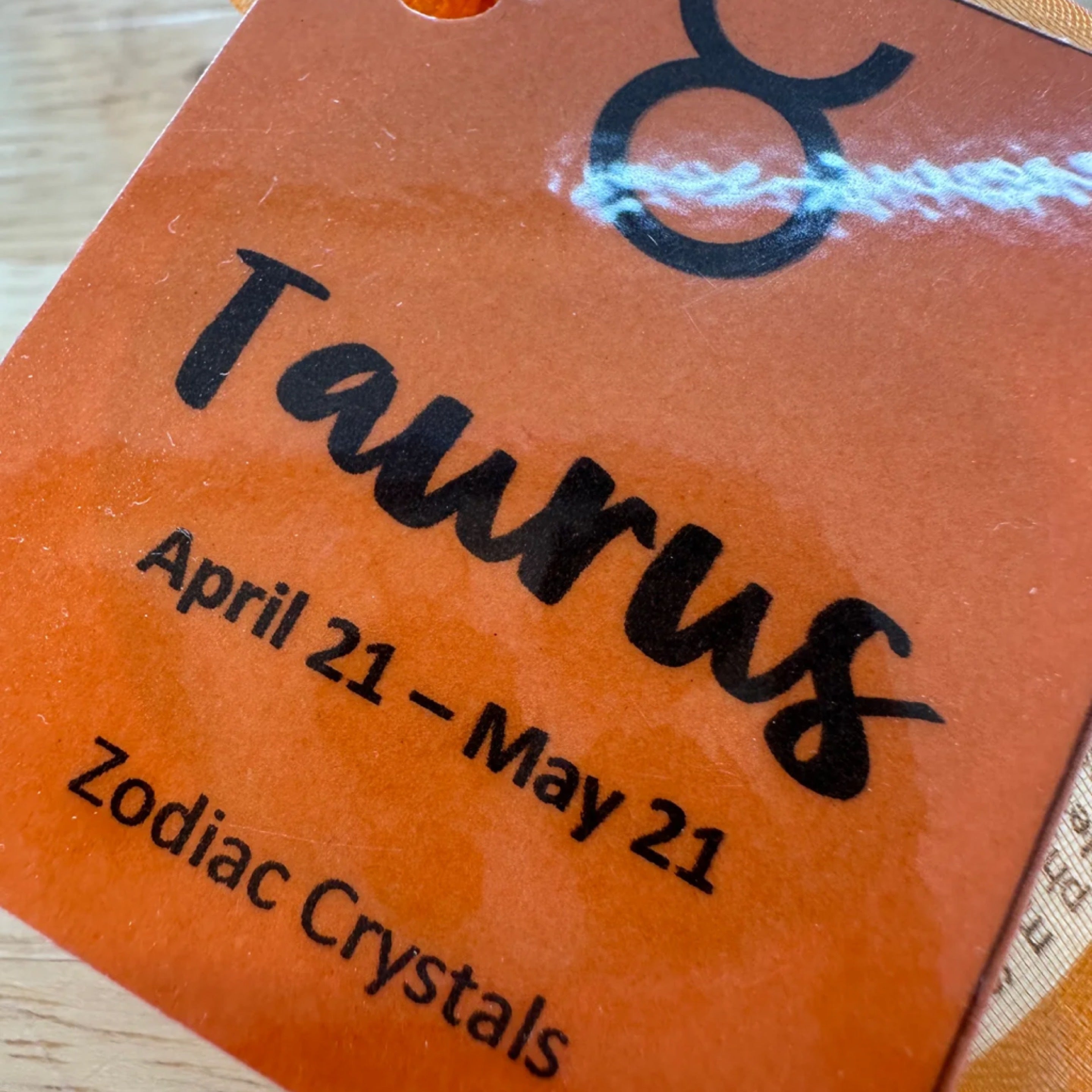 वृषभ - राशि चक्र क्रिस्टल बैग