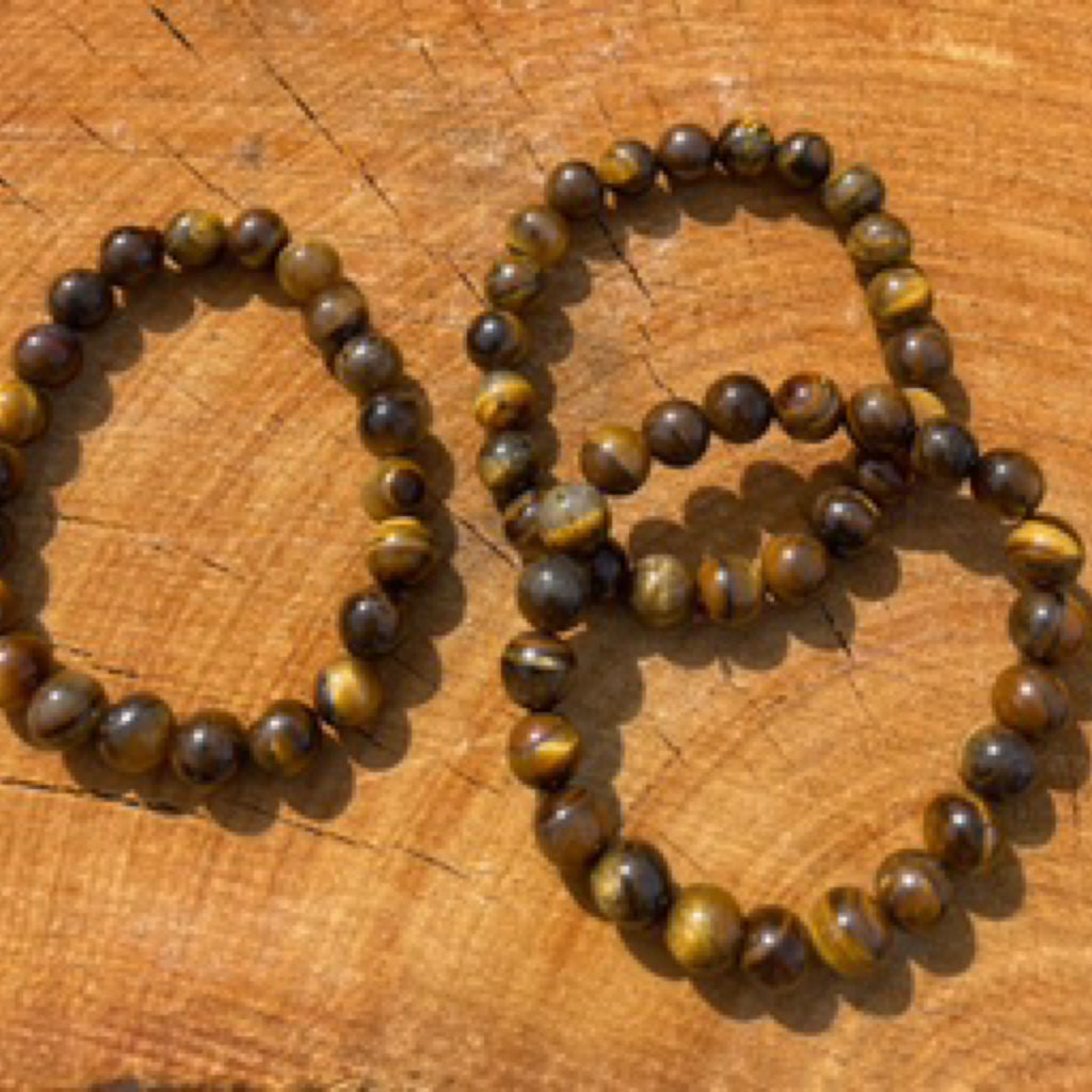 Tiger Eye Bead Bracelet 8 MM