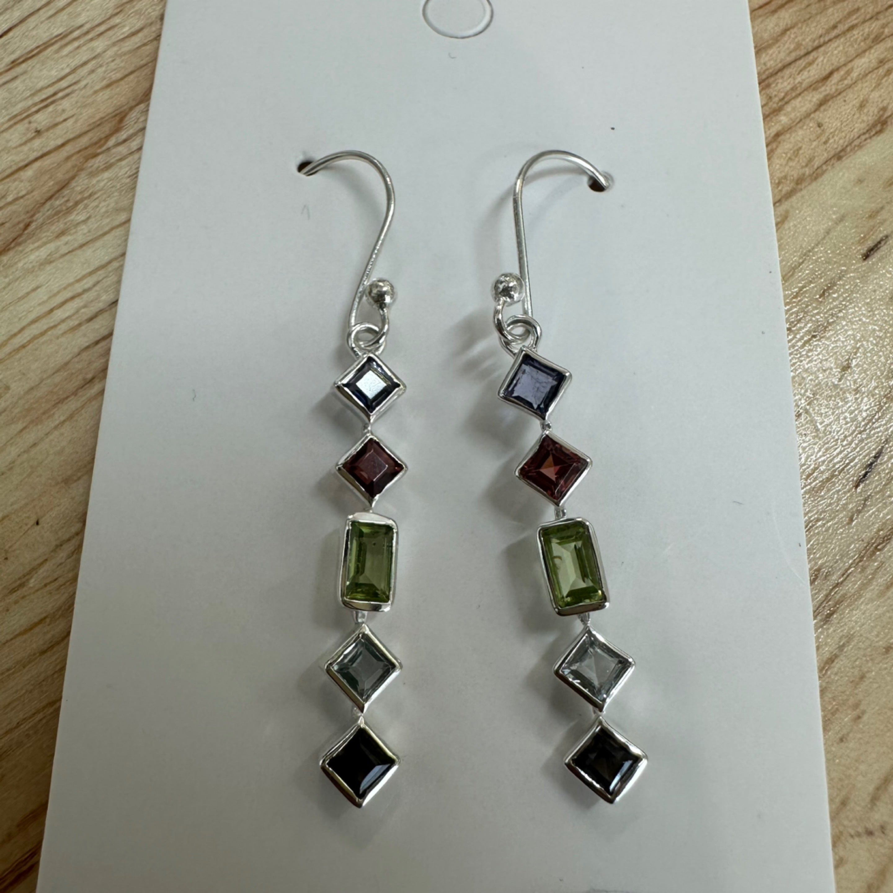 Multi Gemstone Earrings