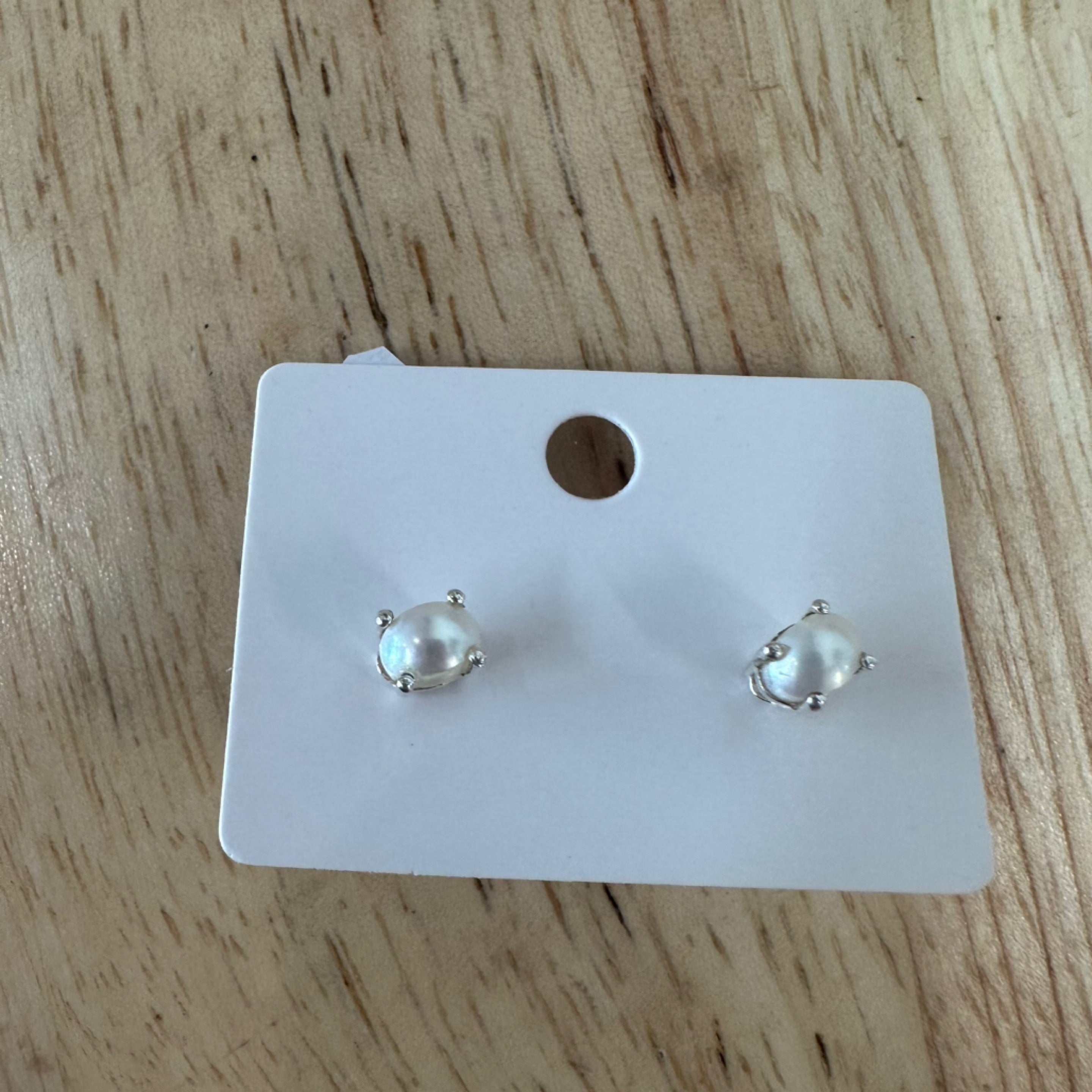 Pearl Stud Earrings