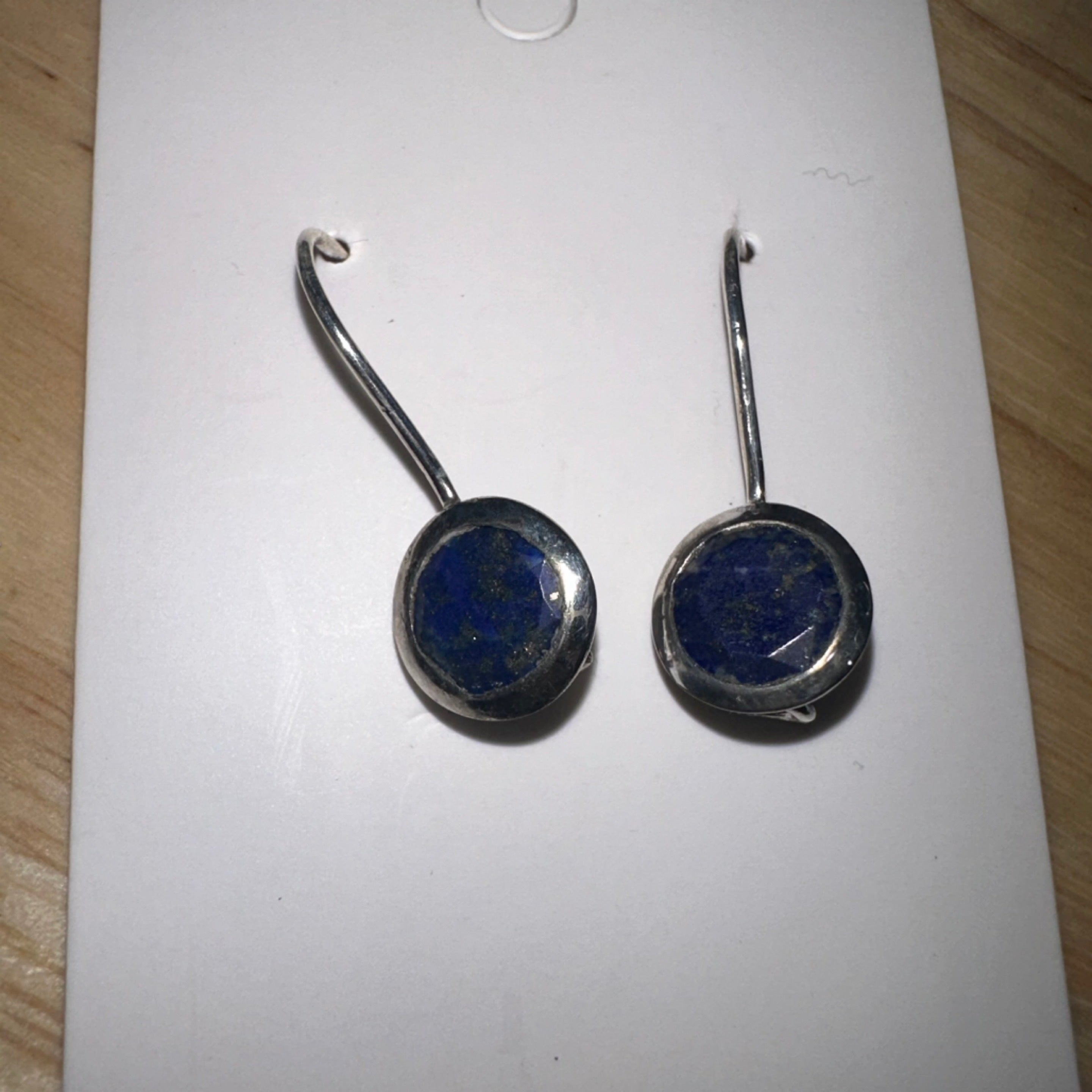 Lapis Lazuli Latch Back Earrings