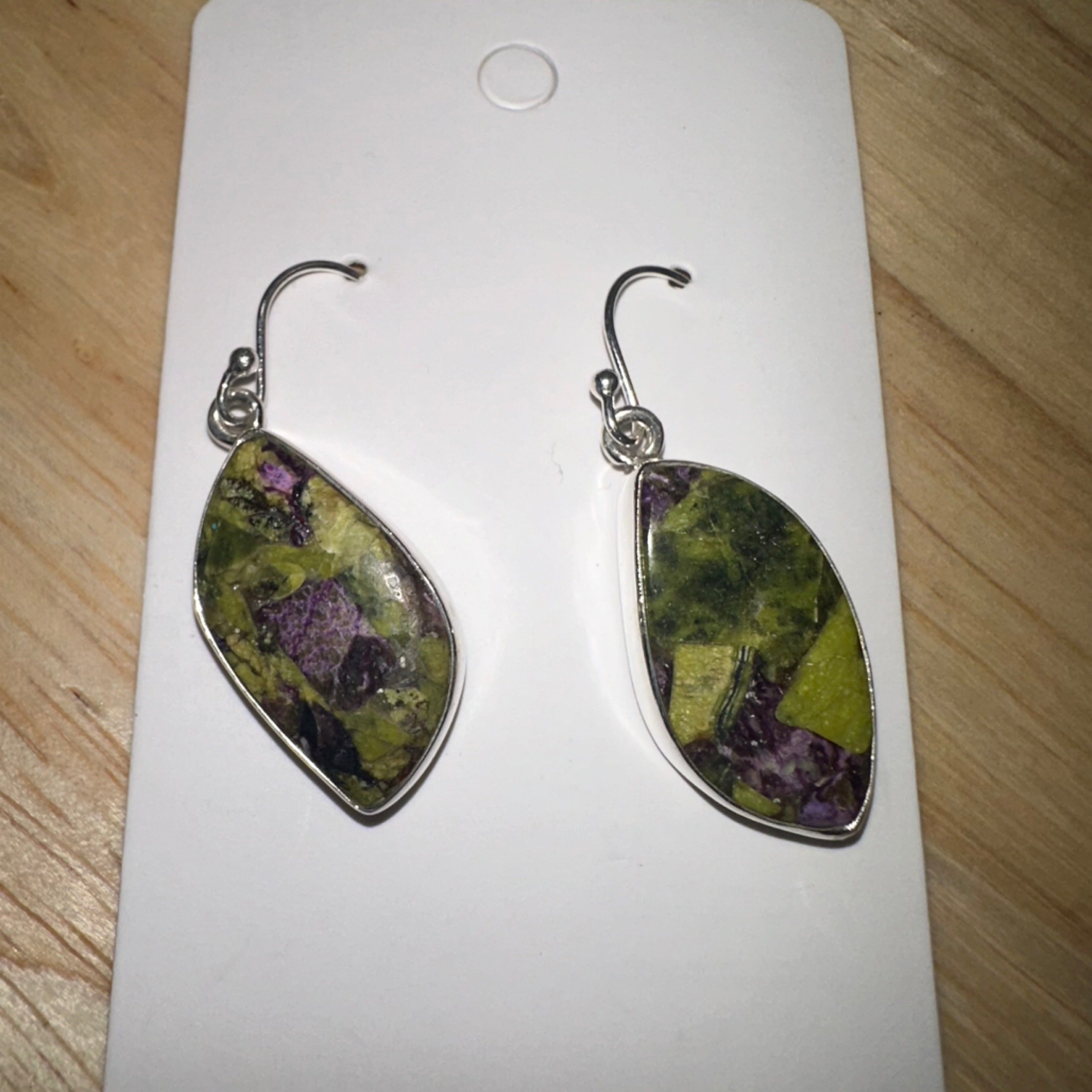 Stichtite Drop Earrings