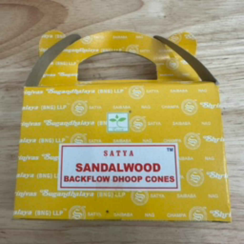 चंदन बैकफ़्लो | धूप शंकु